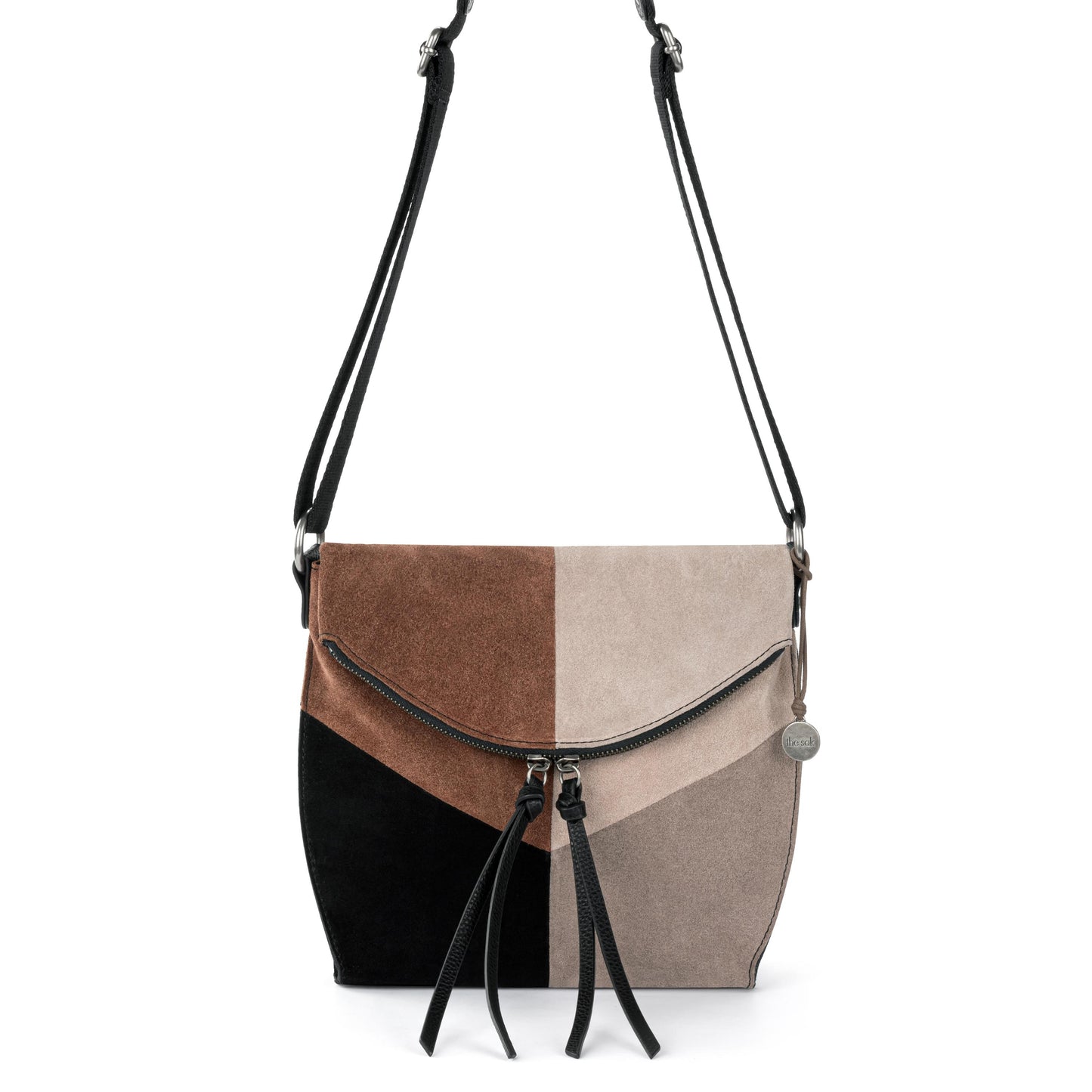 The Sak Silverlake Crossbody Leather - |Neutral Suede Block|