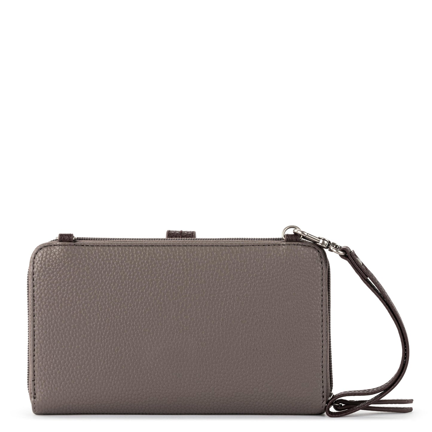 The Sak Iris Large Smartphone Crossbody Leather - |Mushroom Suede 2|