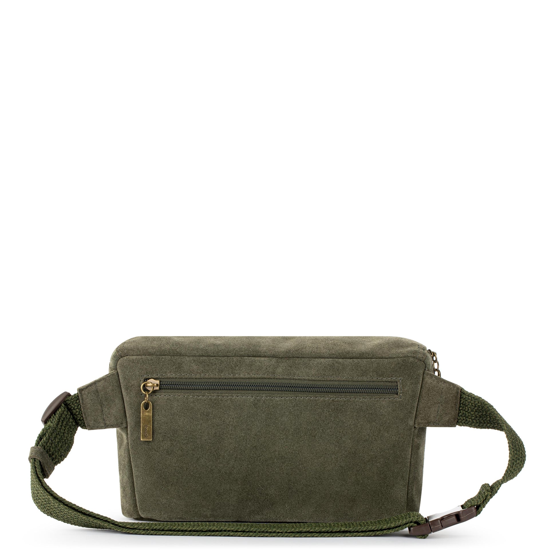 The Sak Caraway Large Belt Bag Leather - |Moss Suede|