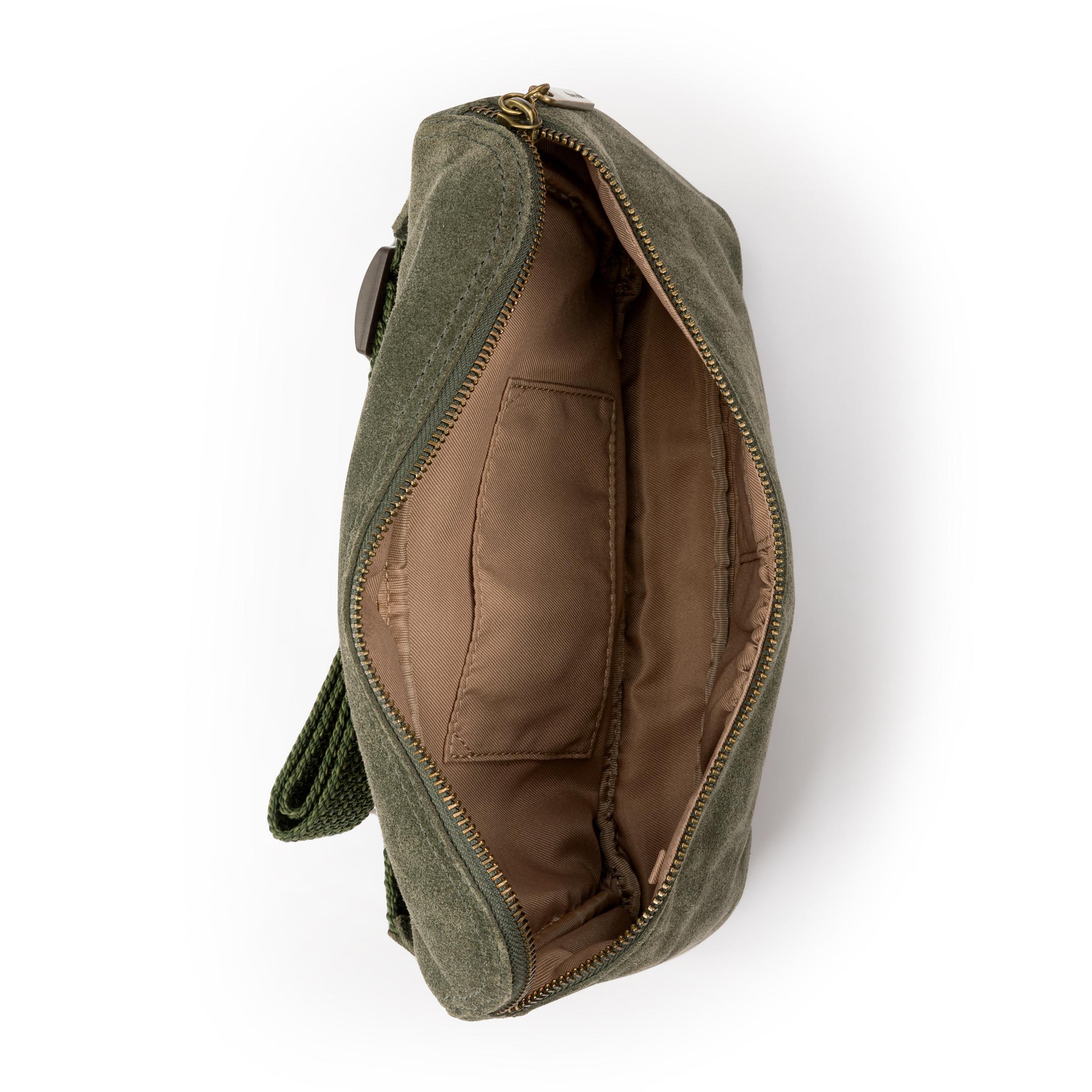 The Sak Caraway Large Belt Bag Leather - |Moss Suede|