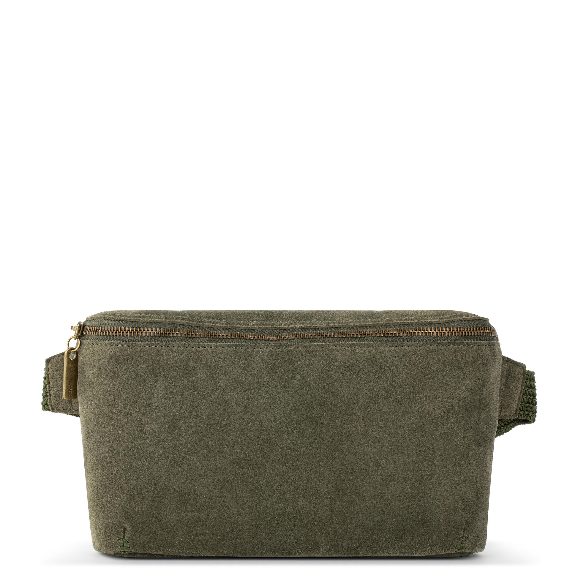 The Sak Caraway Large Belt Bag Leather - |Moss Suede|