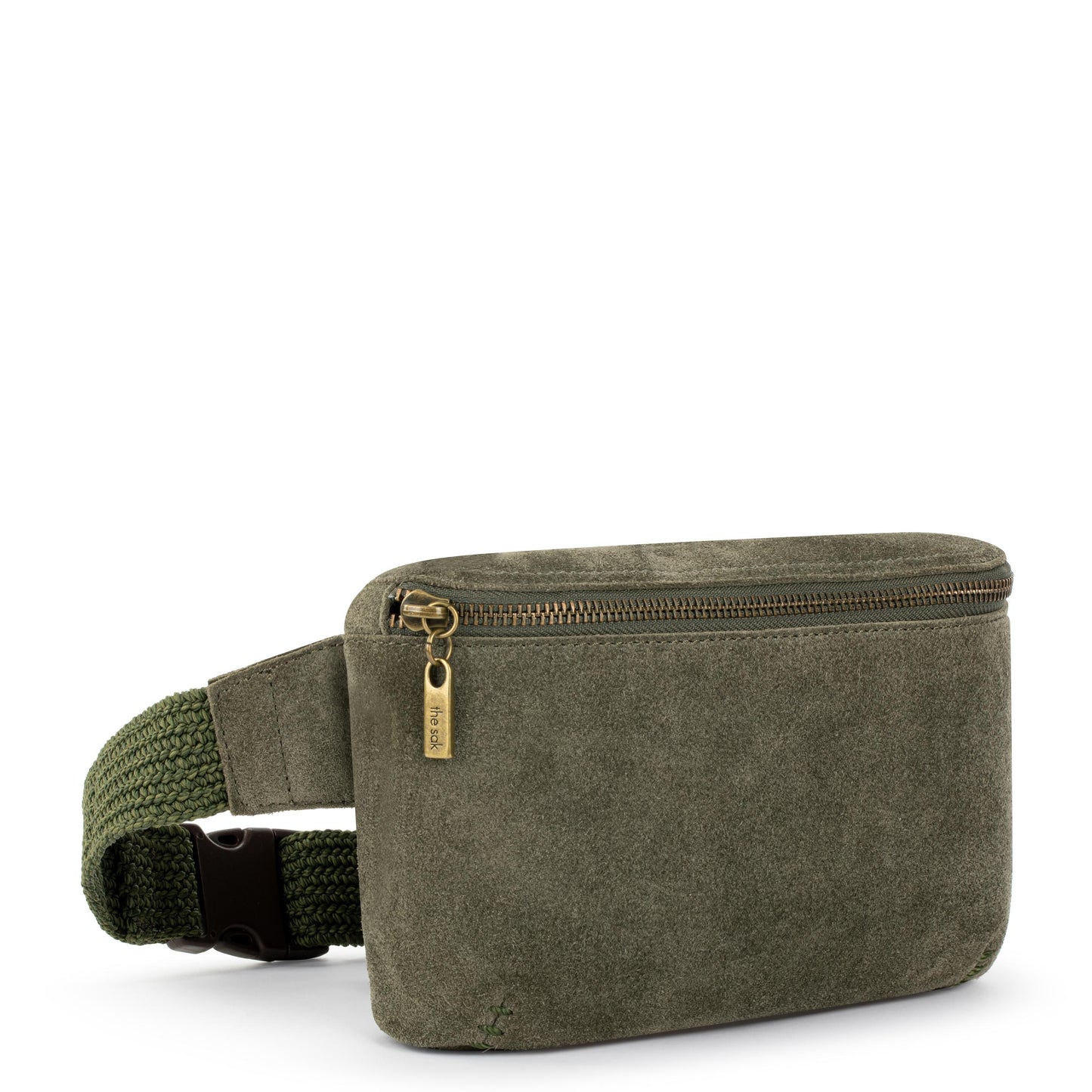 The Sak Caraway Small Belt Bag Leather - |Moss Suede|