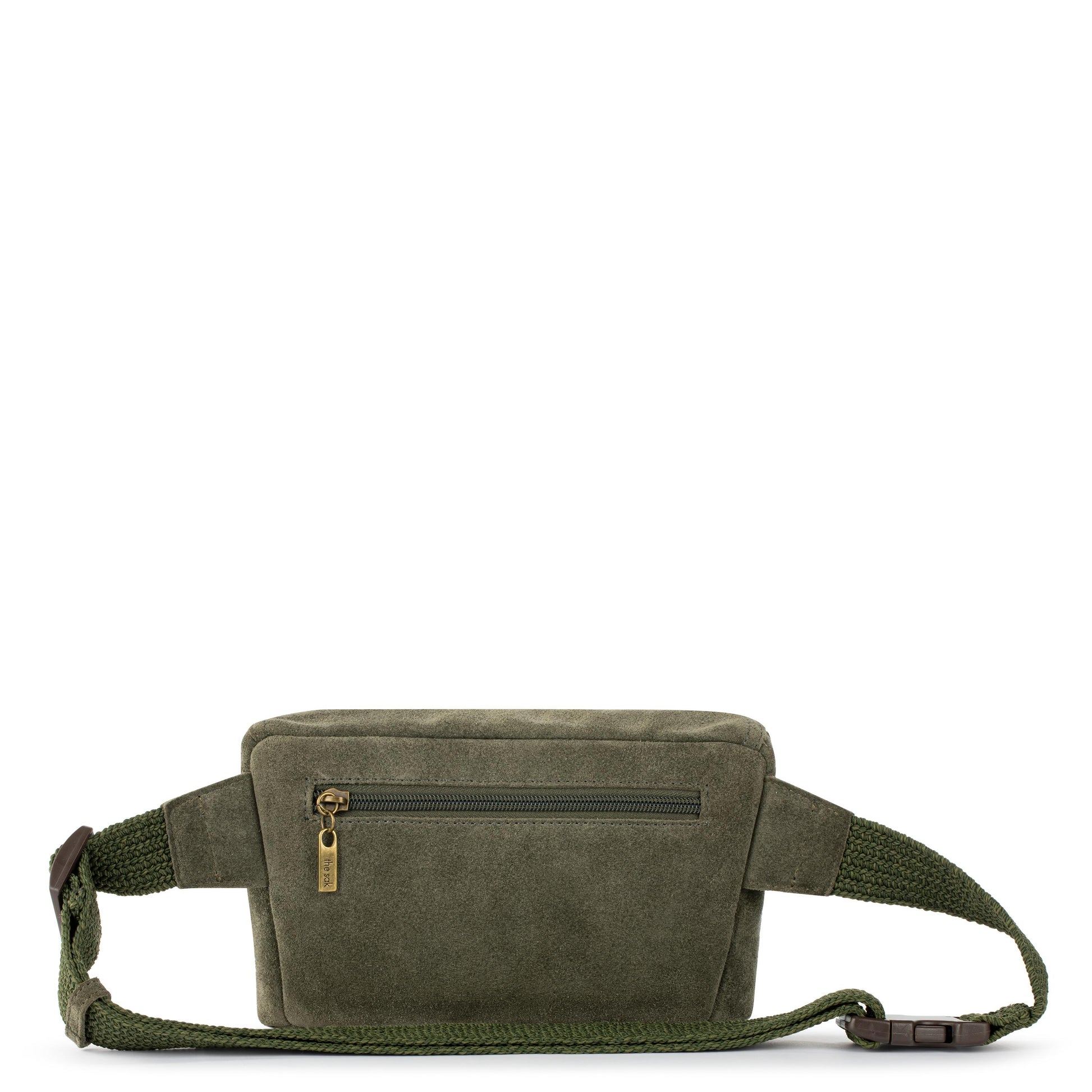 The Sak Caraway Small Belt Bag Leather - |Moss Suede|