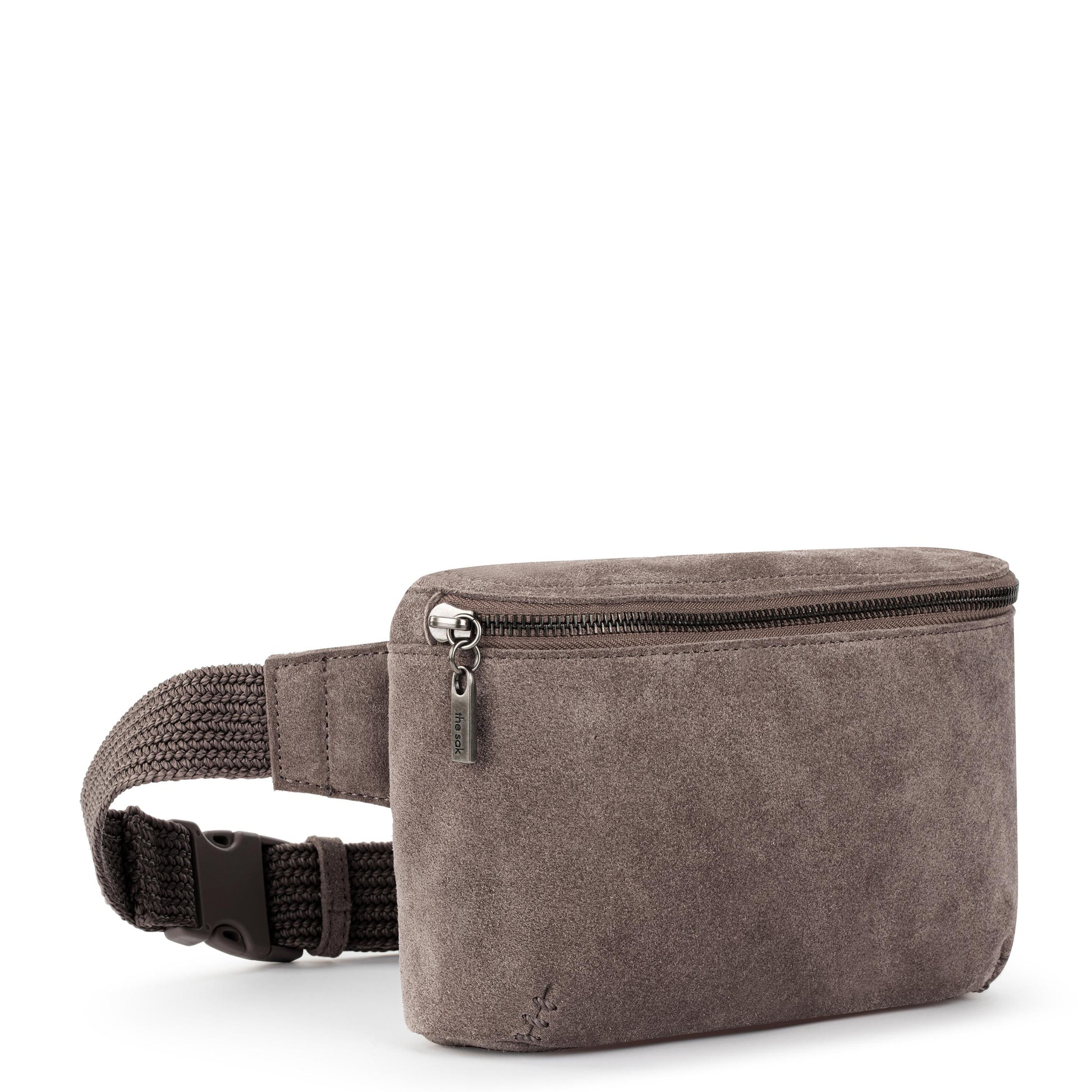 The Sak Caraway Small Belt Bag Leather - |Mushroom Suede|