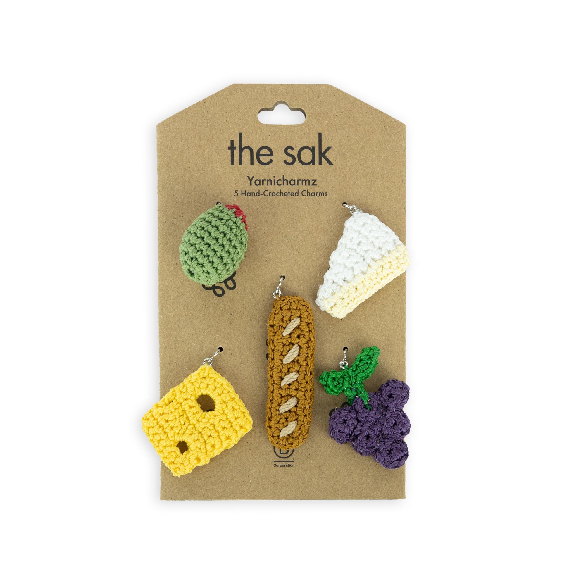 The Sak Yarnicharmz 5 Pack Crochet - |Charcuterie|