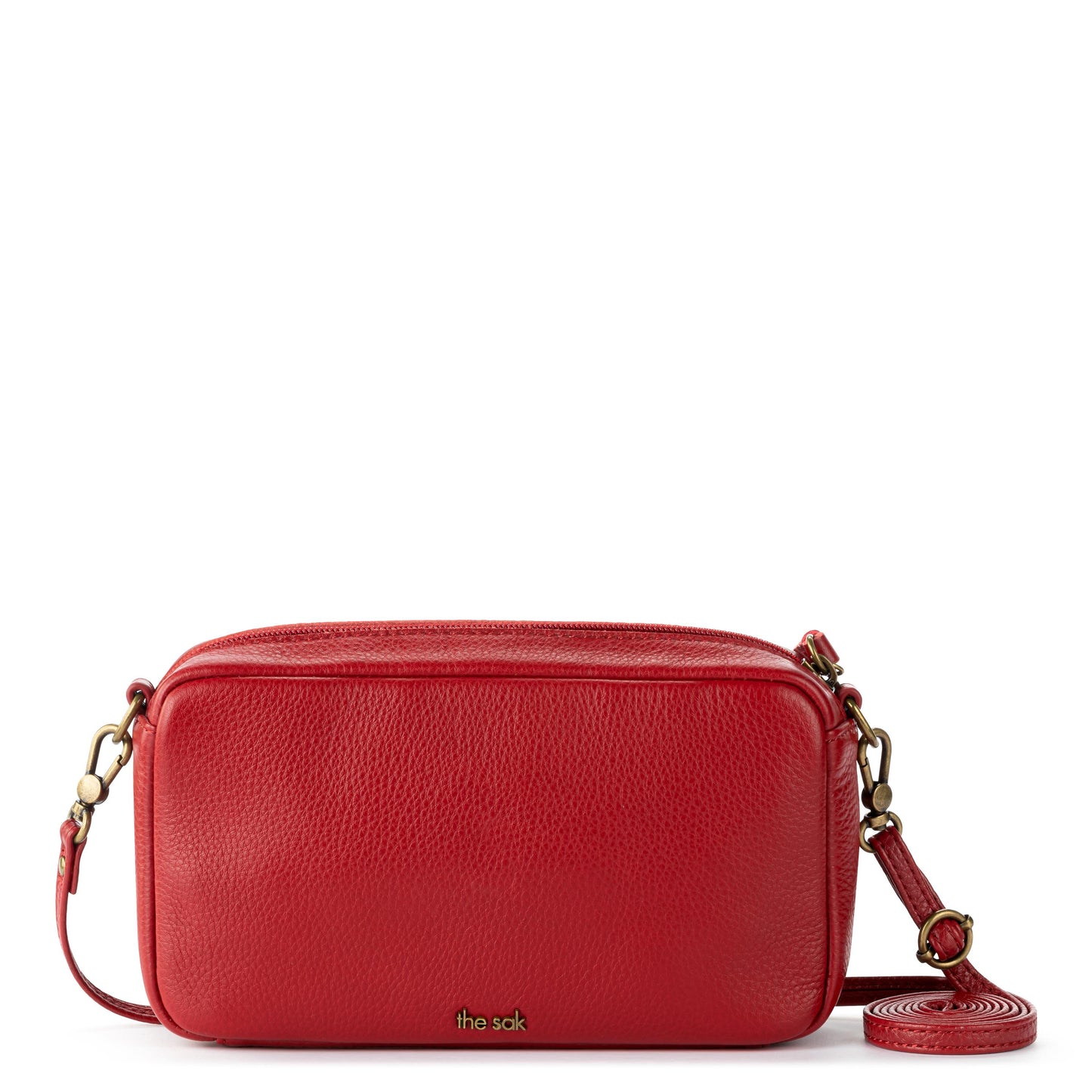 The Sak Cora Smartphone Crossbody Leather - |Scarlet|