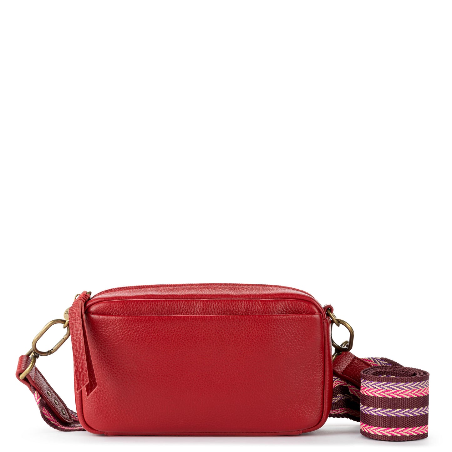 The Sak Cora Smartphone Crossbody Leather - |Scarlet|