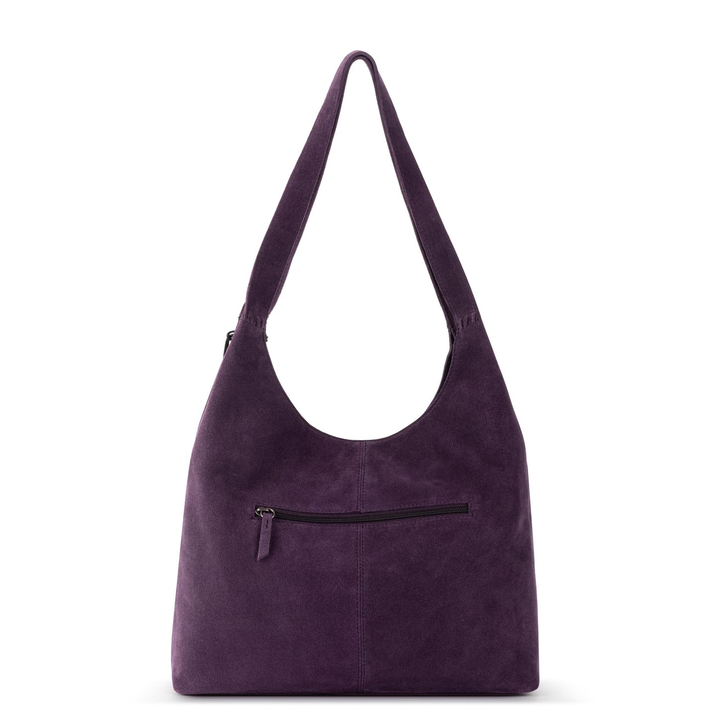 The Sak Huntley Hobo Leather - |Aubergine Suede|