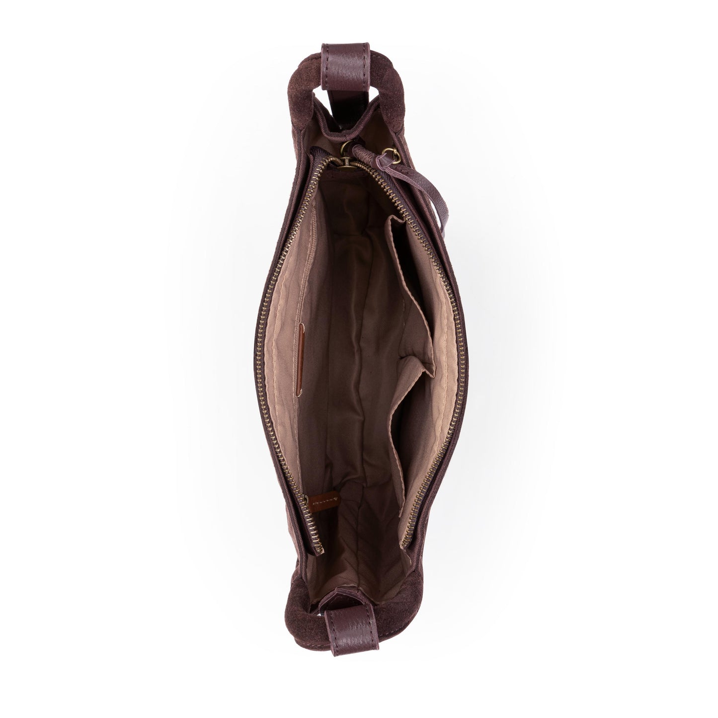 The Sak Los Feliz Slouchy Crossbody Leather - |Mahogany Suede|