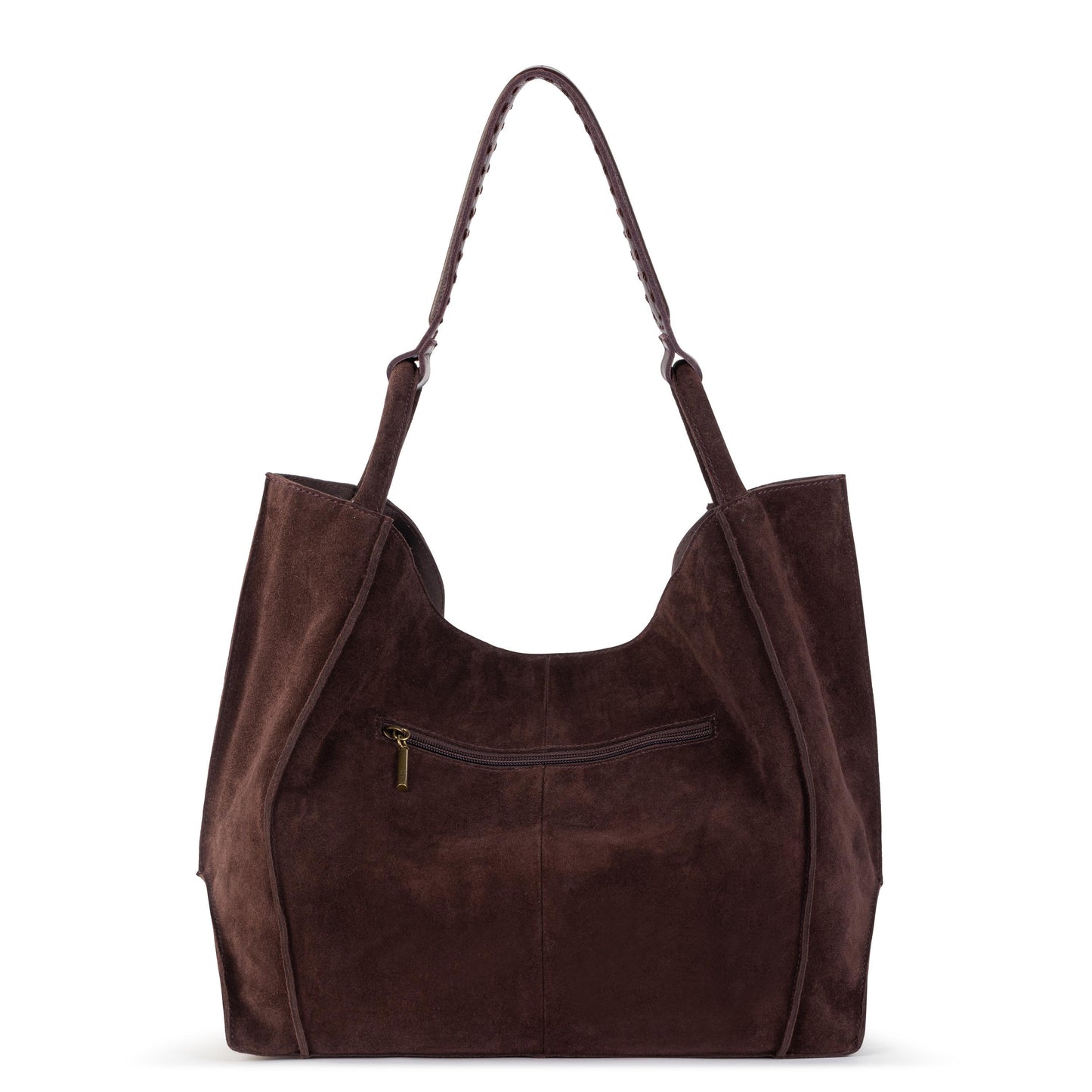The Sak Los Feliz Slouchy Large Tote Leather - |Mahogany Suede|