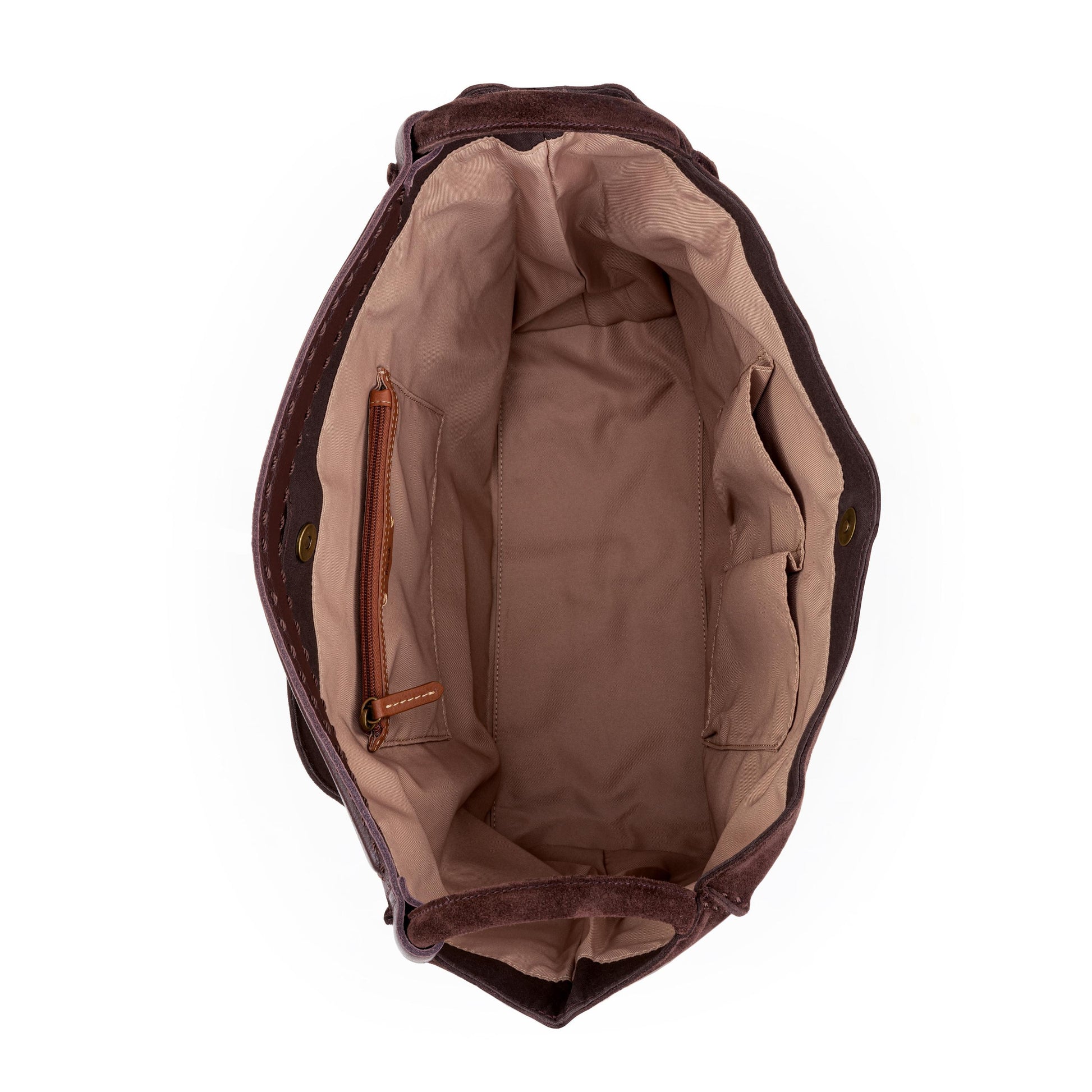 The Sak Los Feliz Slouchy Large Tote Leather - |Mahogany Suede|