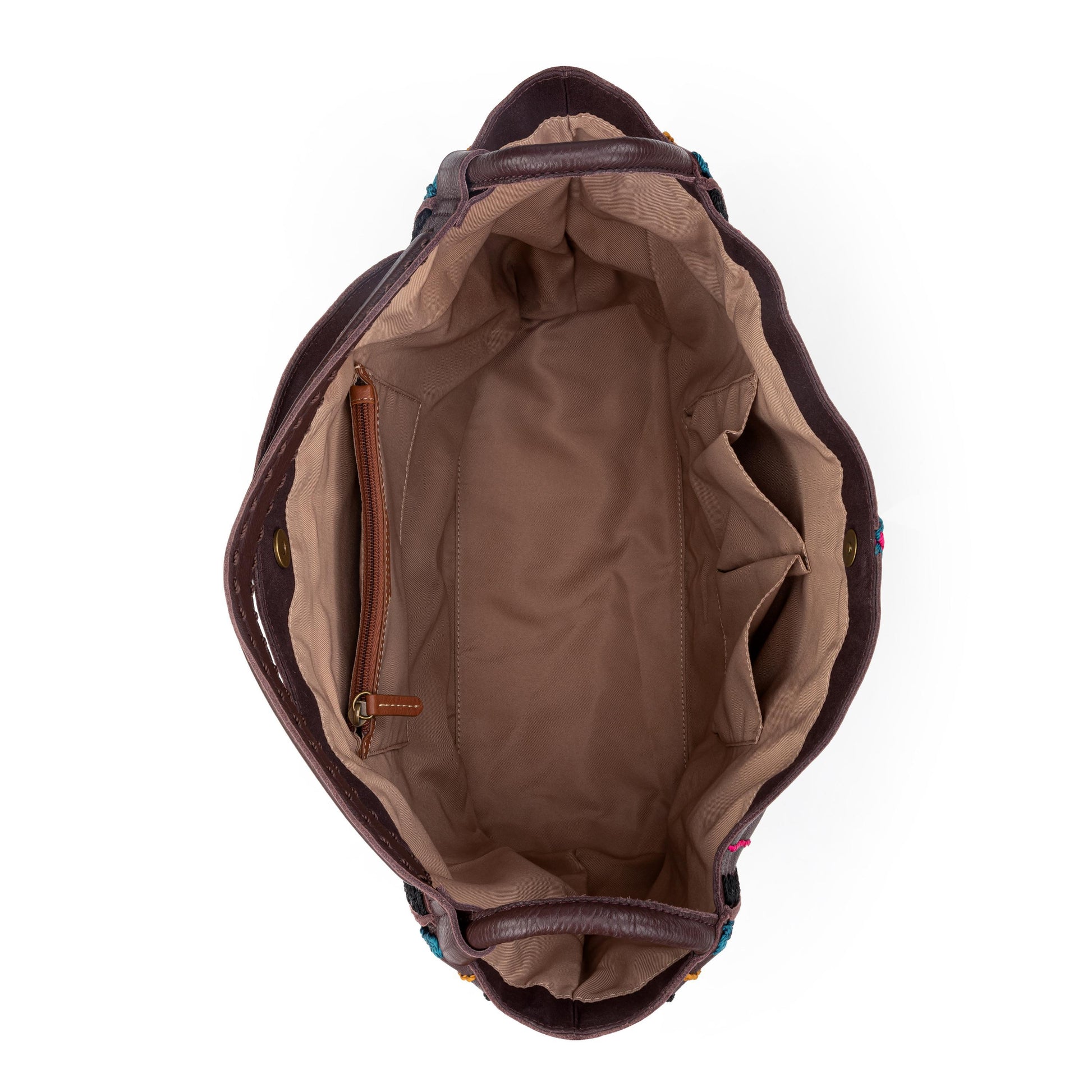 The Sak Los Feliz Slouchy Large Tote Leather - |Mahogany Multi Seminyak|