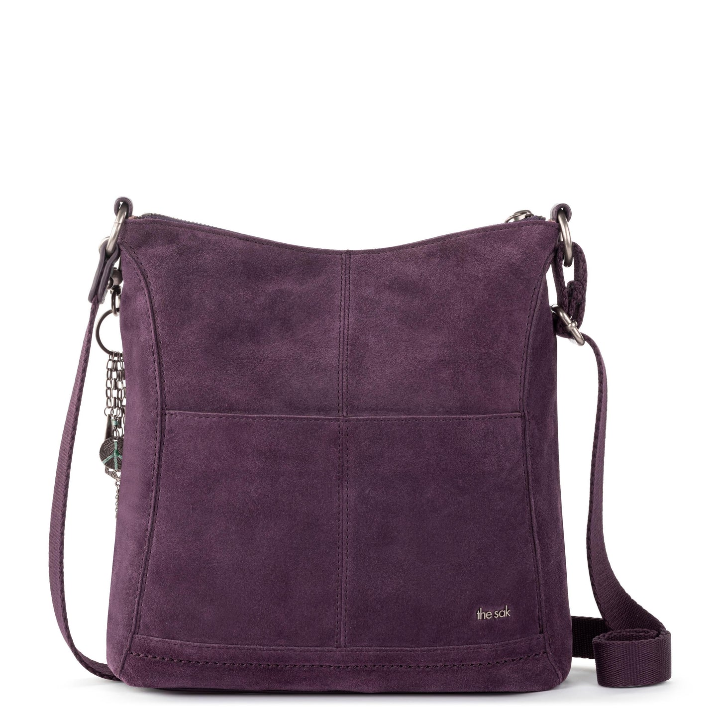 The Sak Lucia Crossbody Leather - |Aubergine Suede|
