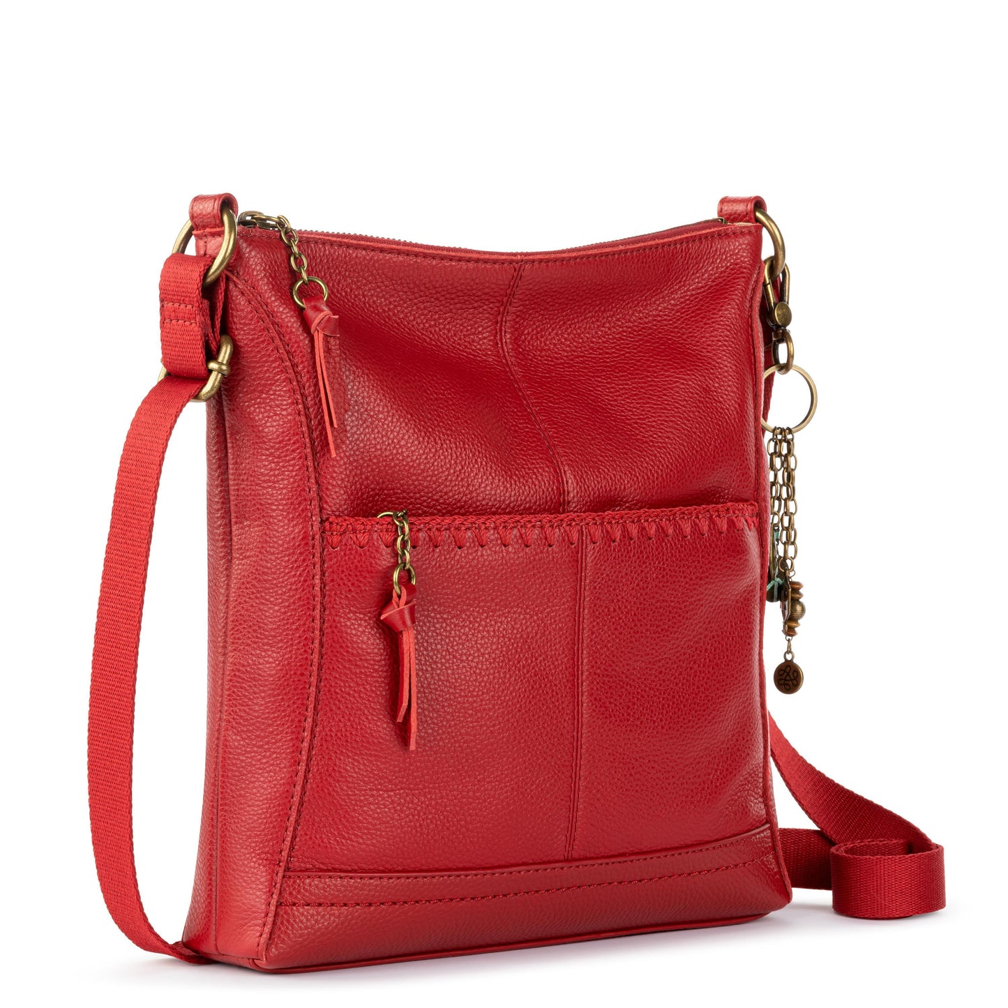 The Sak Lucia Crossbody Leather - |Scarlet Stitch|