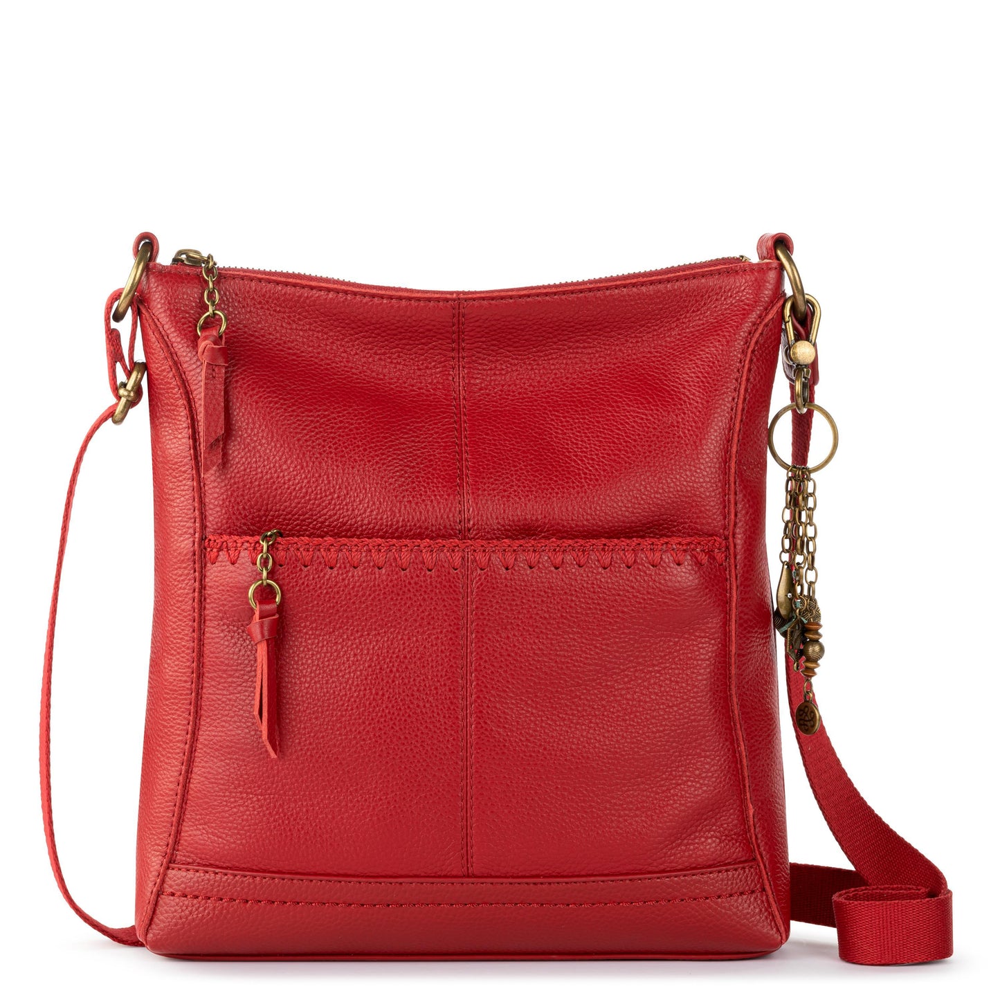 The Sak Lucia Crossbody Leather - |Scarlet Stitch|