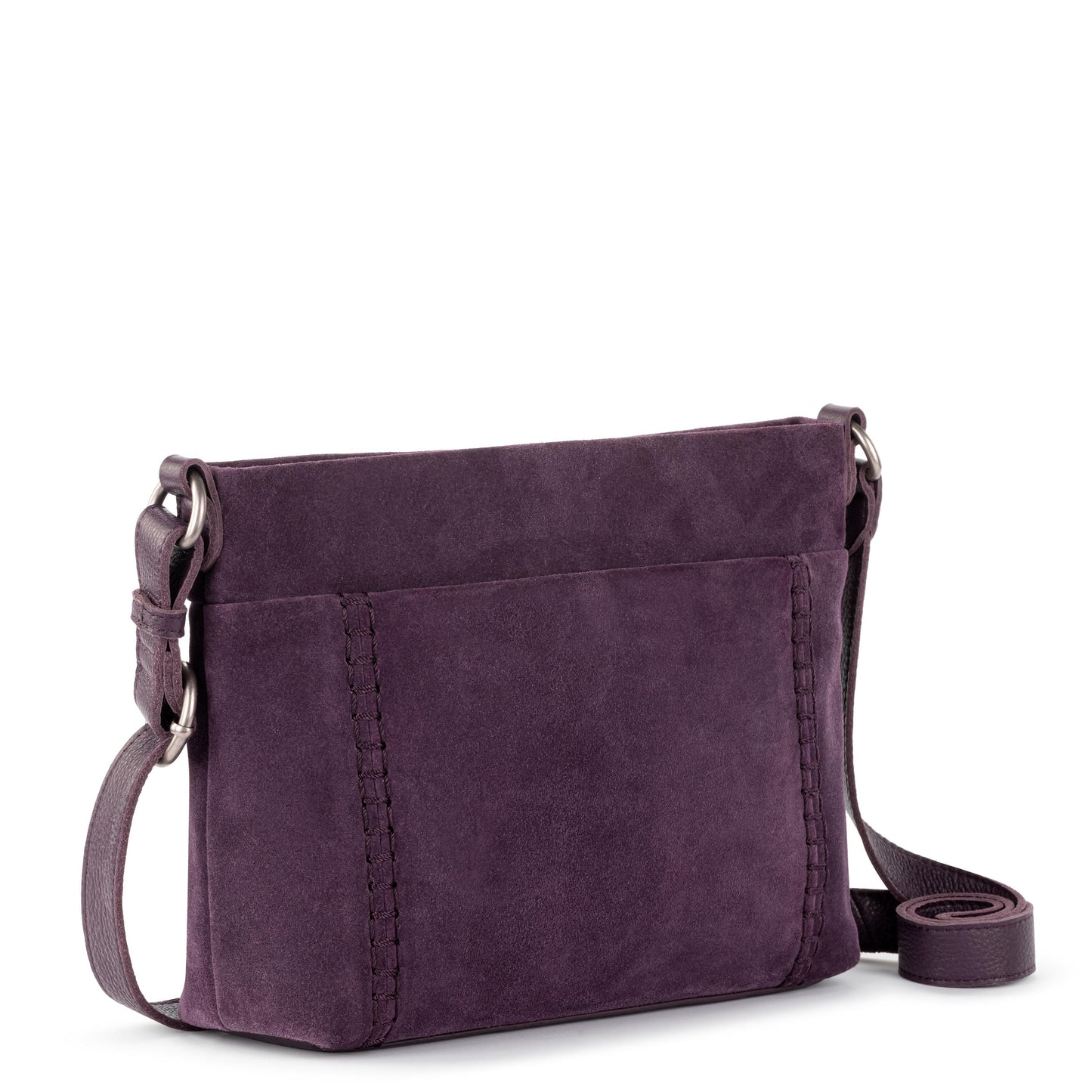 The Sak Melrose Crossbody Leather - |Aubergine Suede|