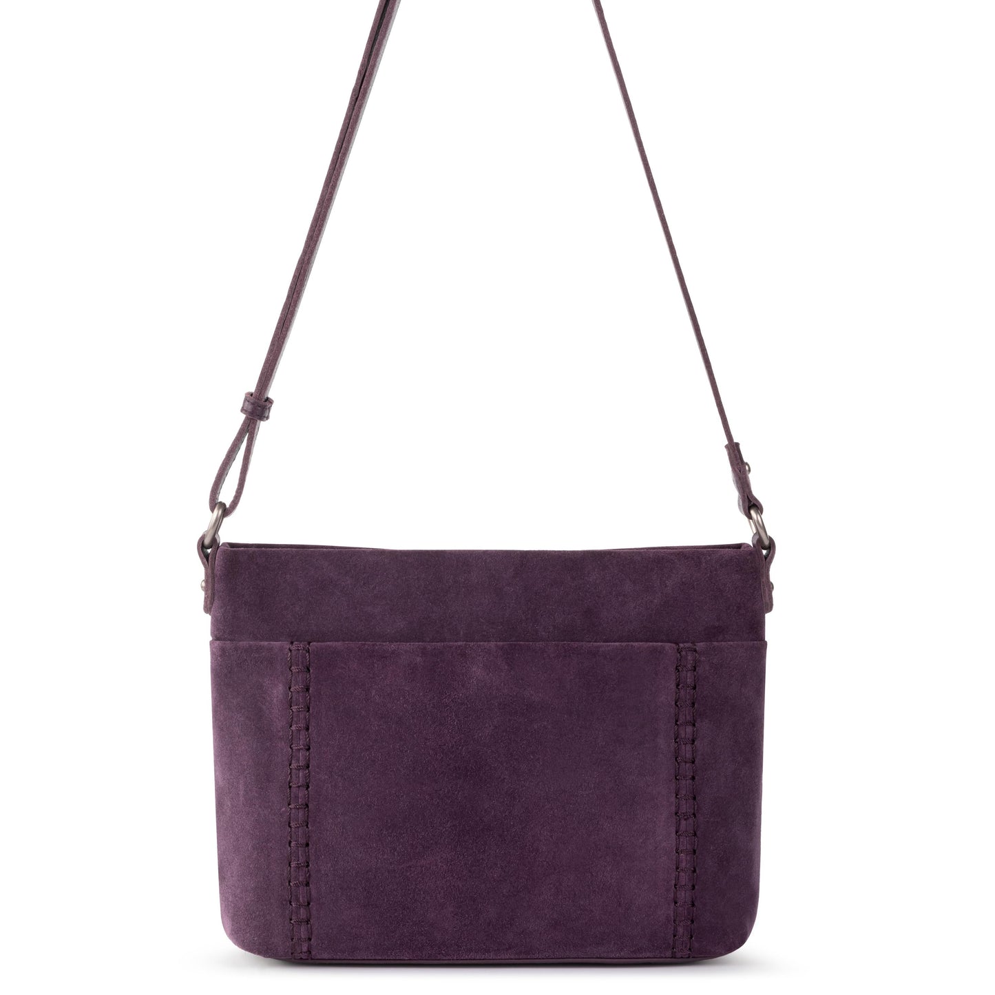 The Sak Melrose Crossbody Leather - |Aubergine Suede|