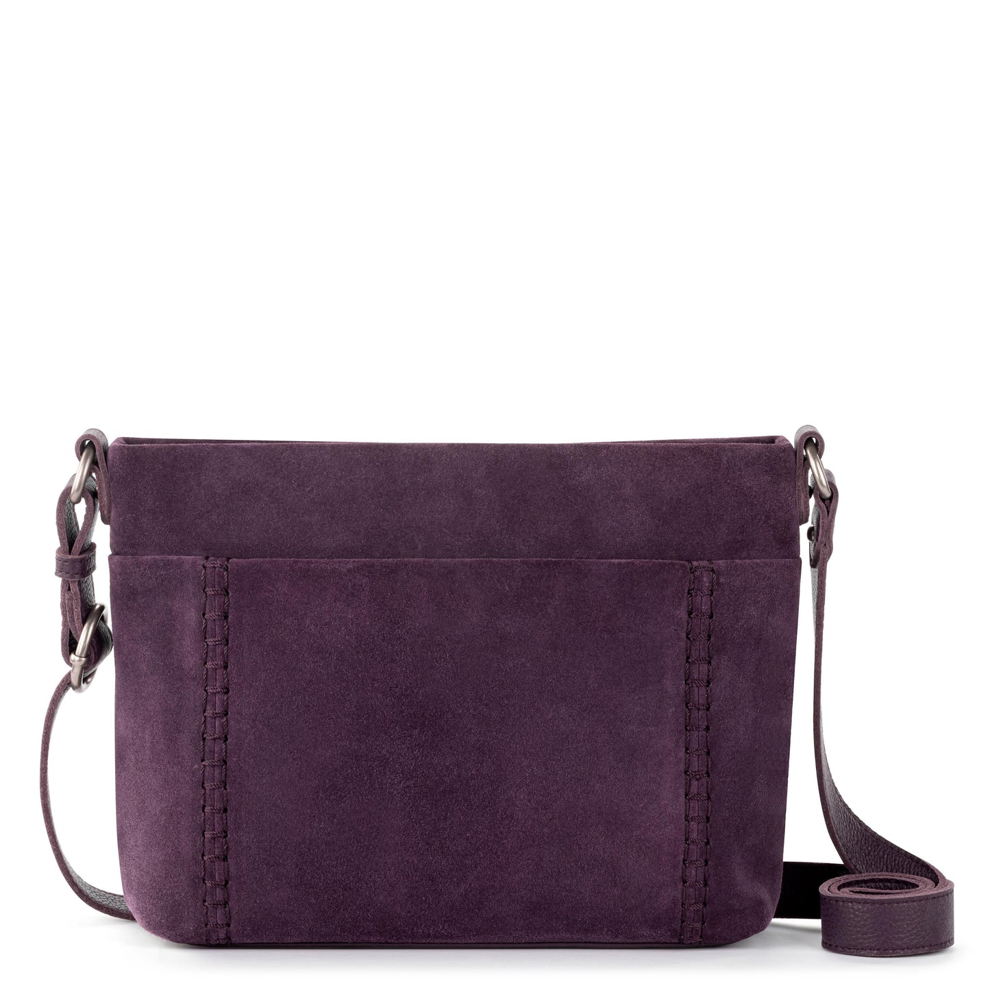 The Sak Melrose Crossbody Leather - |Aubergine Suede|