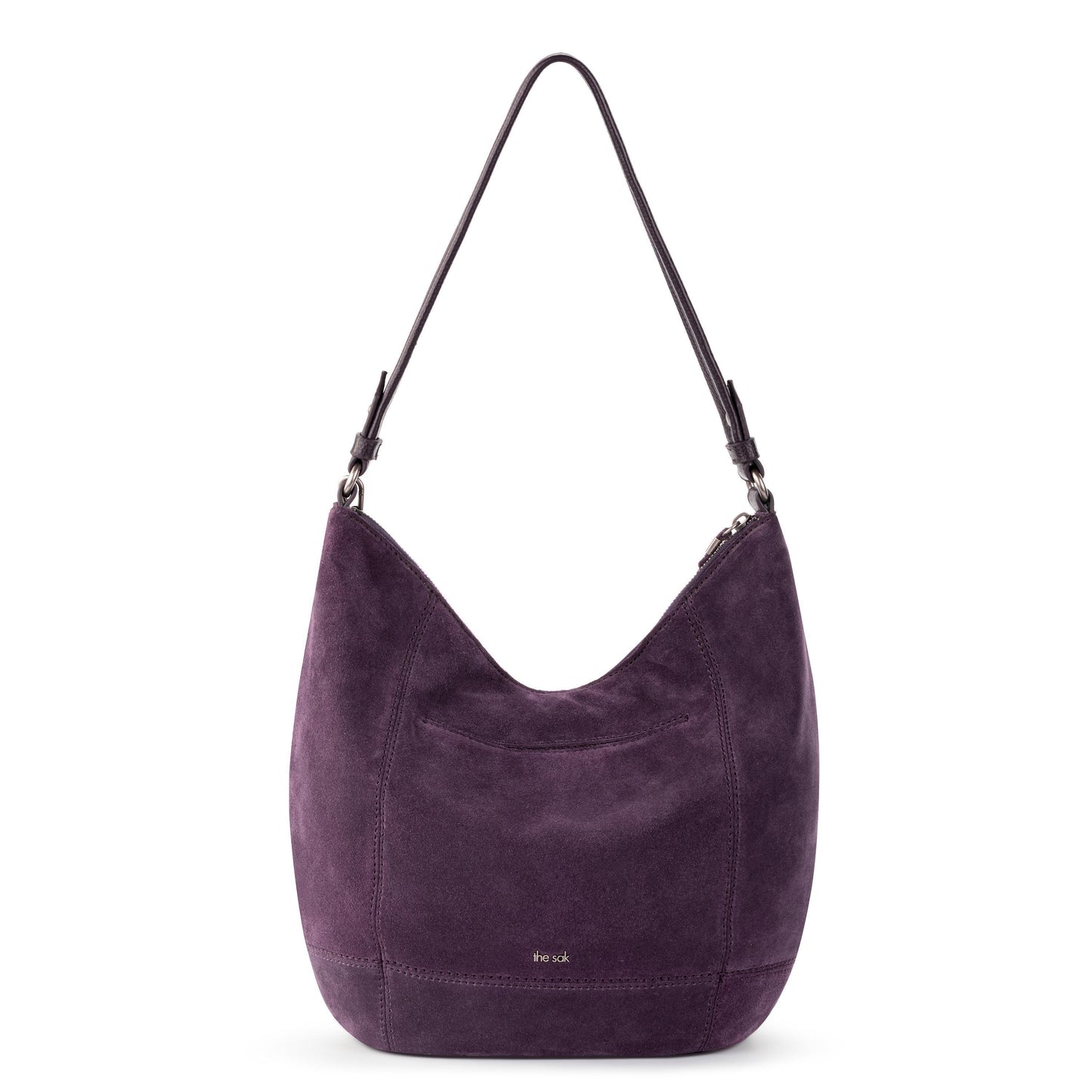 The Sak Sequoia Hobo Leather - Aubergine Suede