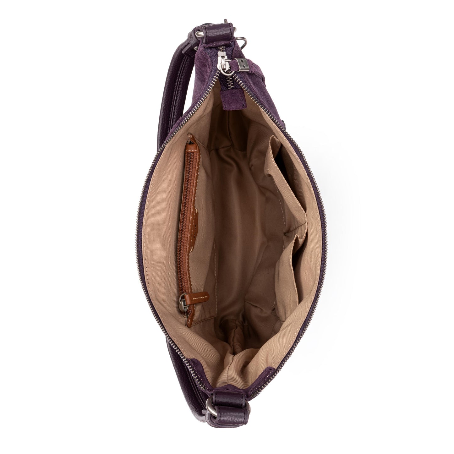The Sak Sequoia Hobo Leather - Aubergine Suede