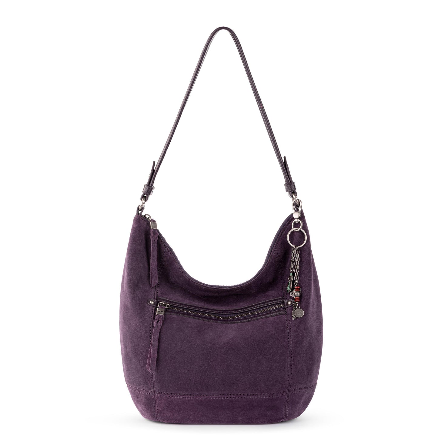 The Sak Sequoia Hobo Leather - Aubergine Suede
