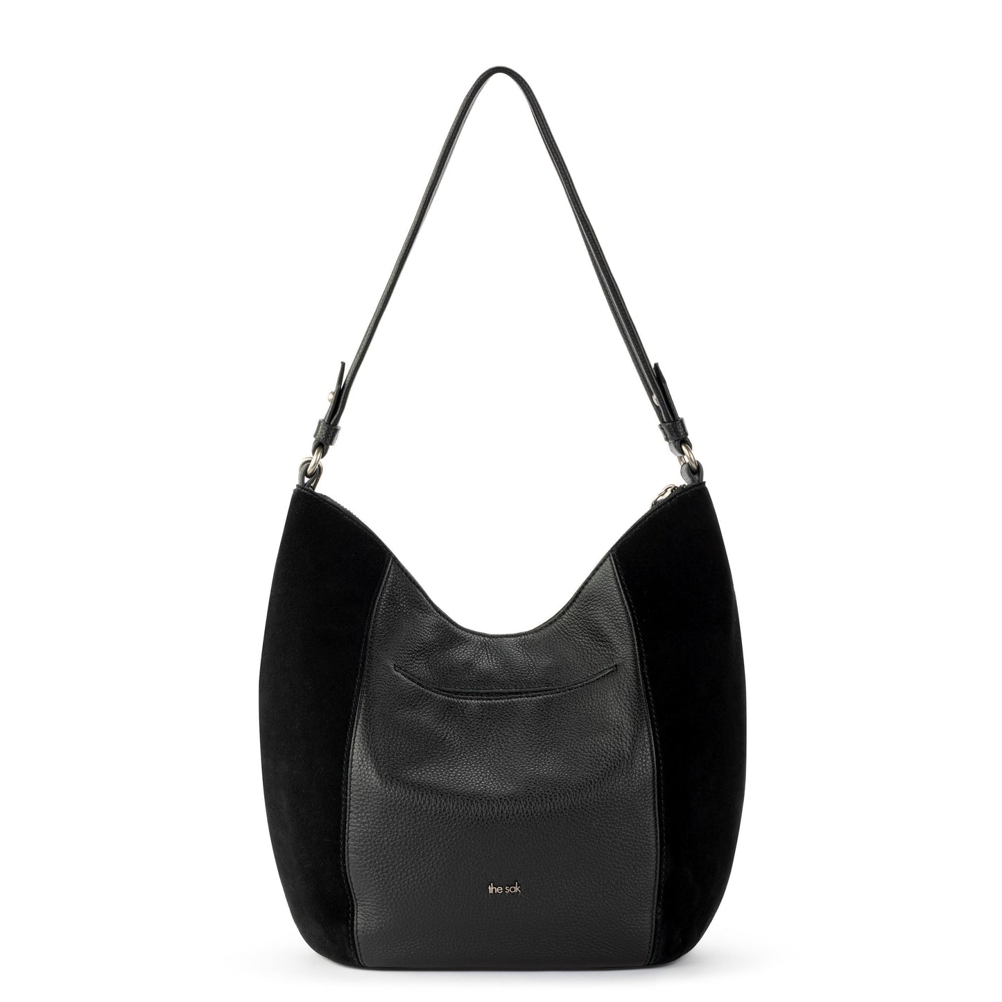 The Sak Sequoia Hobo Leather - |Black Suede Block|