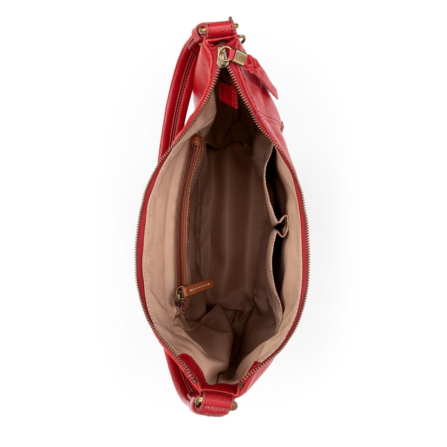 The Sak Sequoia Hobo Leather - |Scarlet|