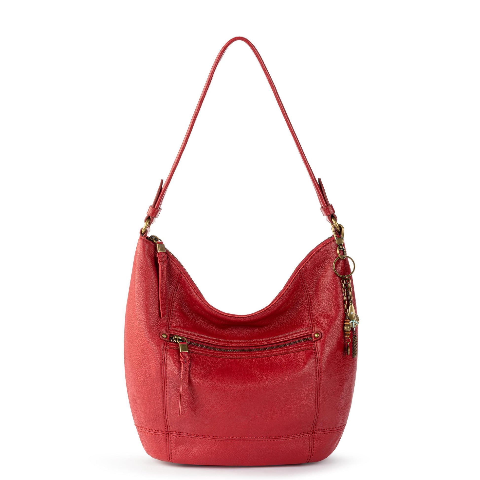 The Sak Sequoia Hobo Leather - |Scarlet|