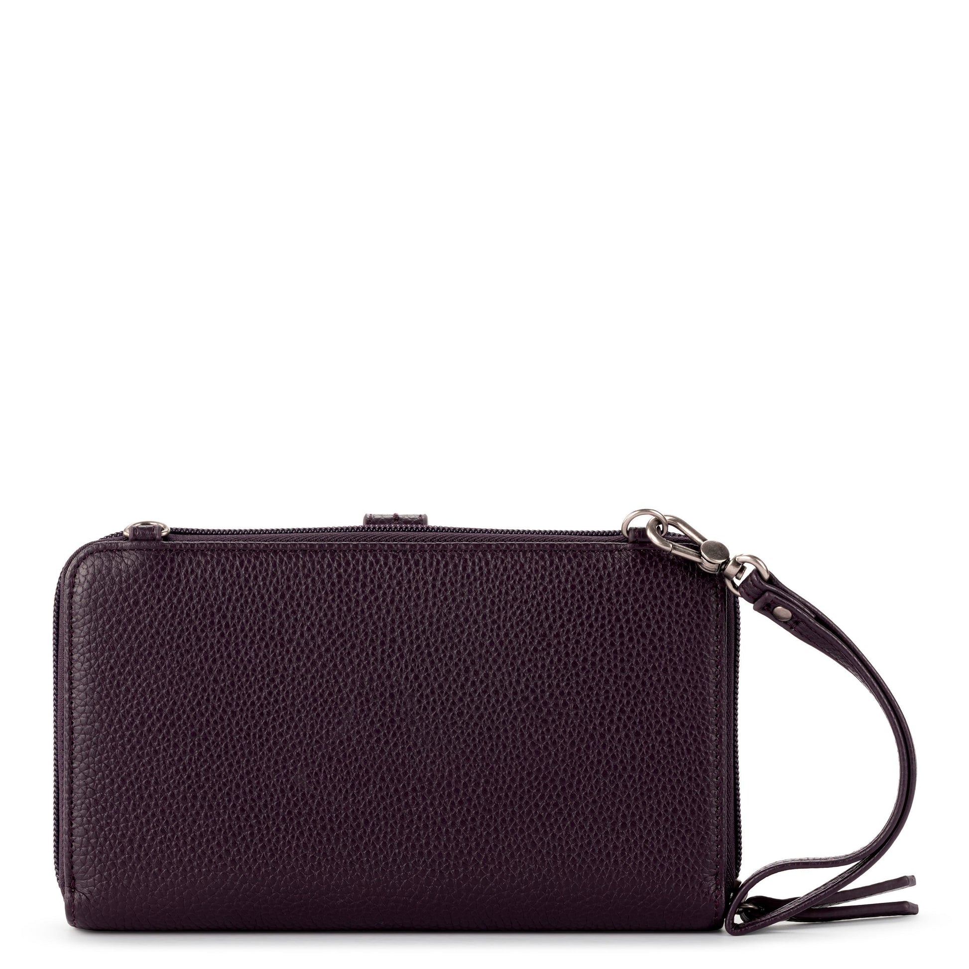 The Sak Iris Large Smartphone Crossbody Leather - |Aubergine Suede|