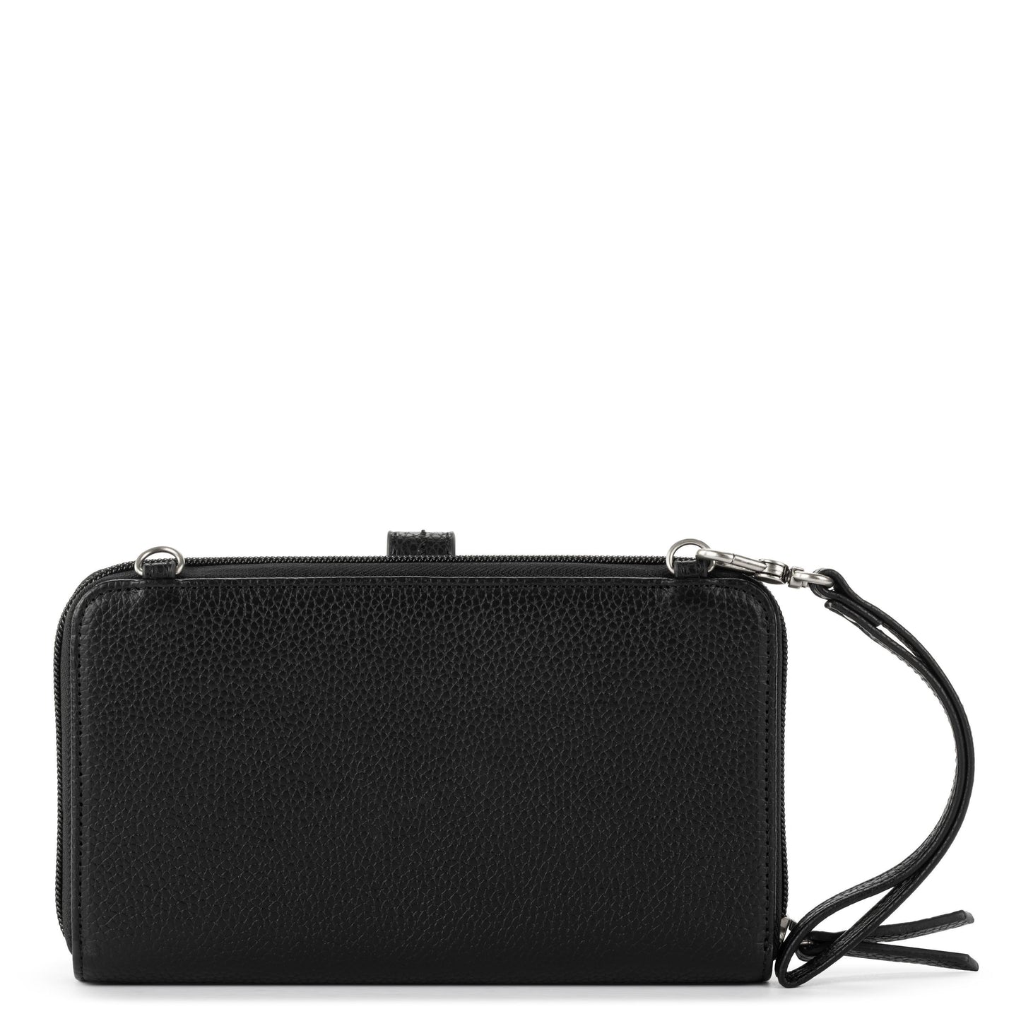 The Sak Iris Large Smartphone Crossbody Leather - |Black Suede Block|