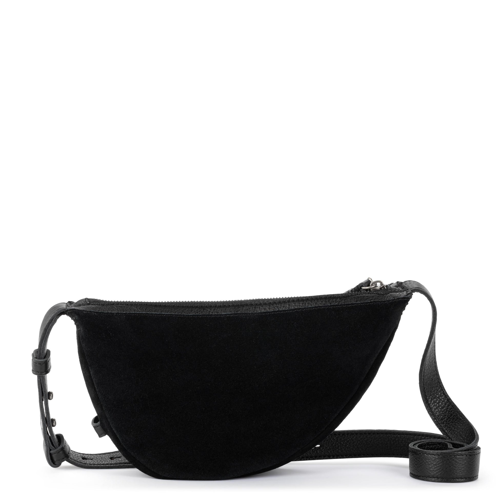 The Sak Tess Sling Bag Leather - |Black Suede|