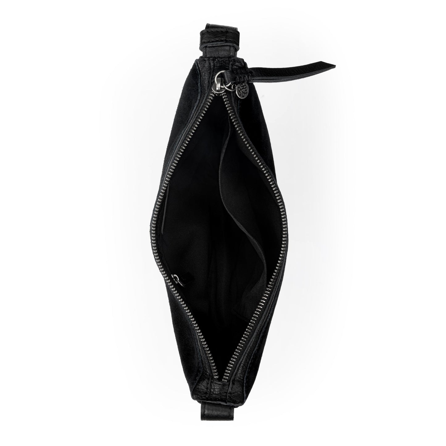 The Sak Tess Sling Bag Leather - |Black Suede|