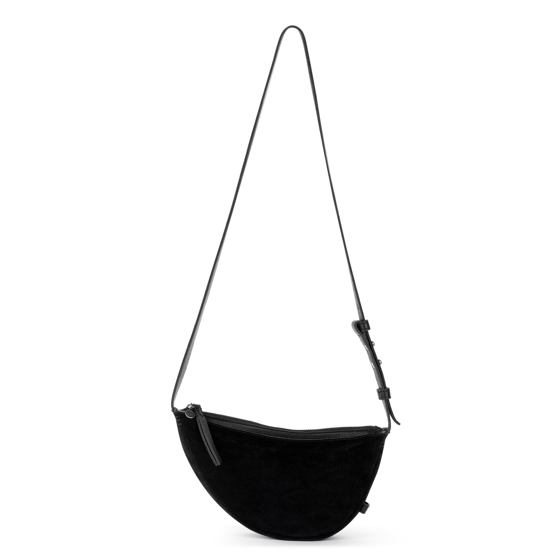The Sak Tess Sling Bag Leather - |Black Suede|