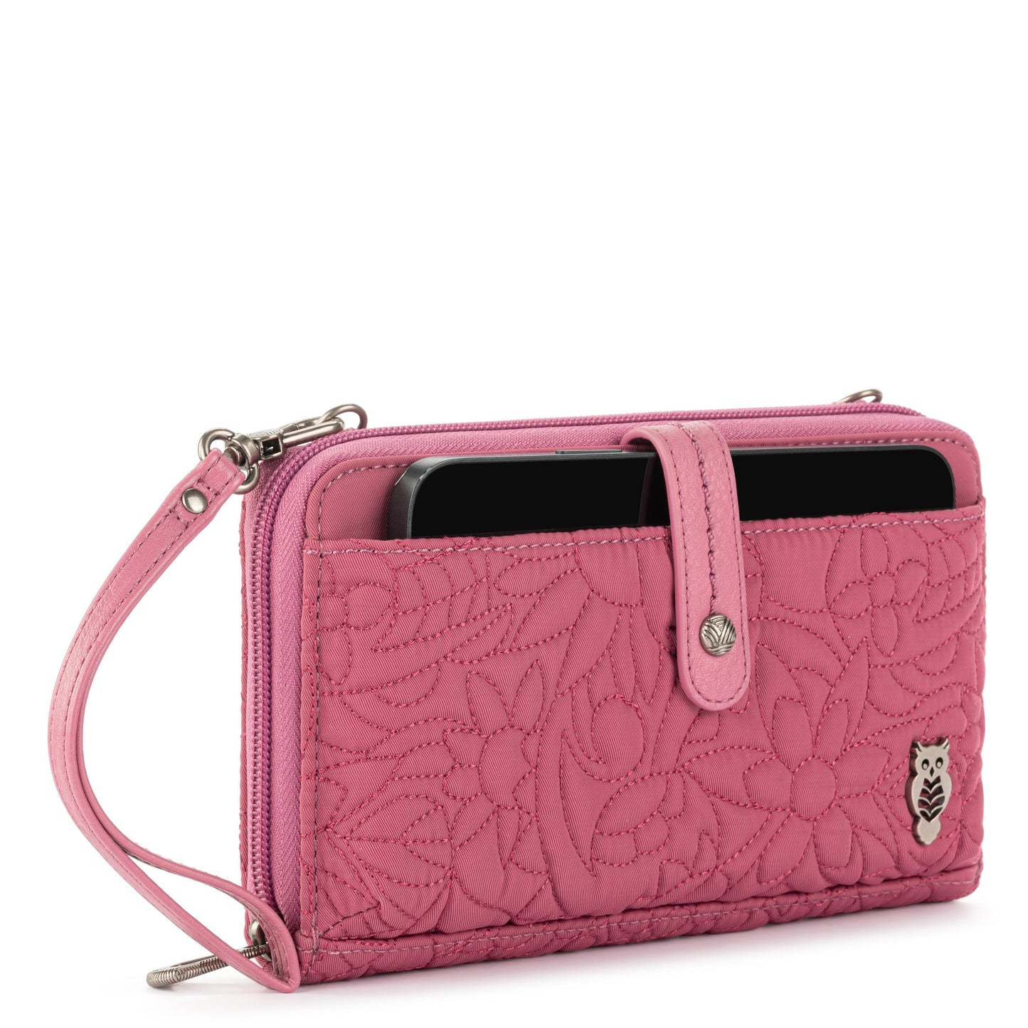 Sakroots Large Smartphone Crossbody EcoTwill - |Mulberry Spirit Desert Quilted|