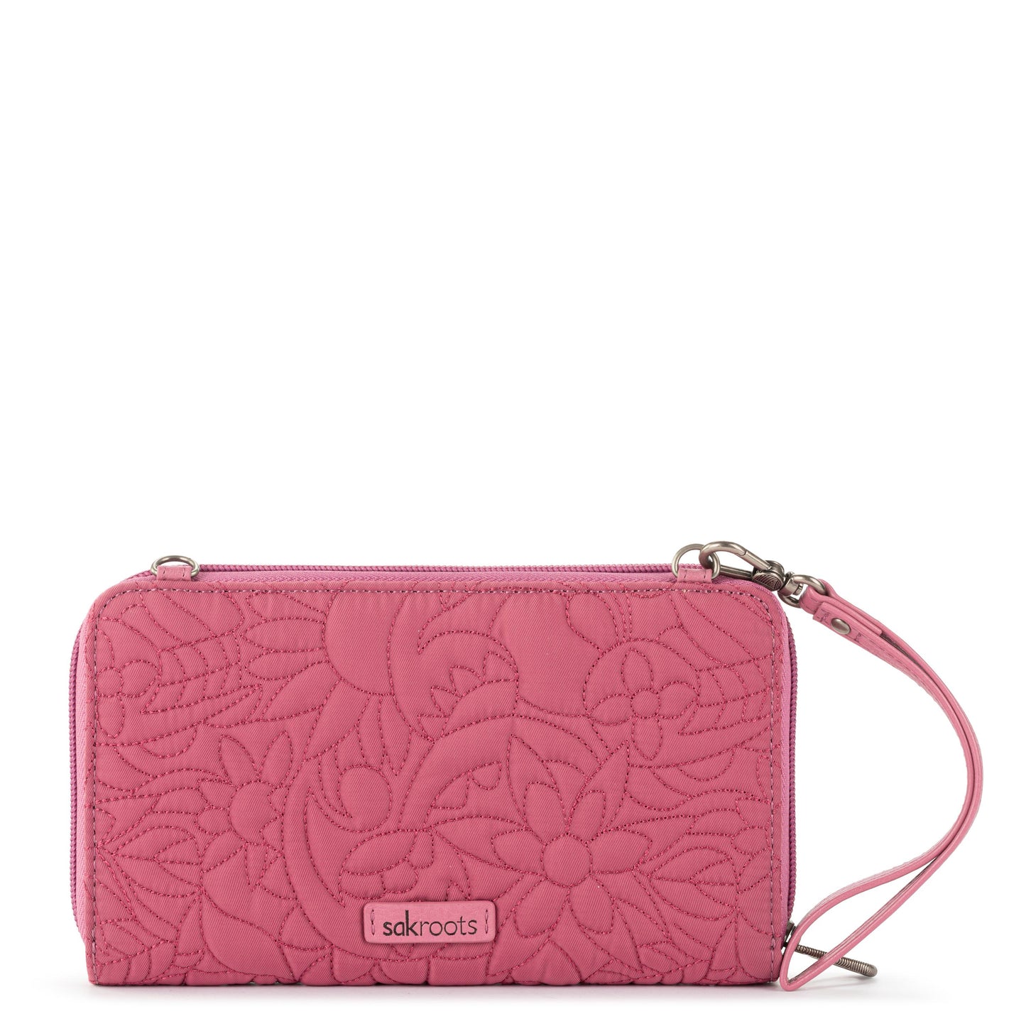 Sakroots Large Smartphone Crossbody EcoTwill - |Mulberry Spirit Desert Quilted|