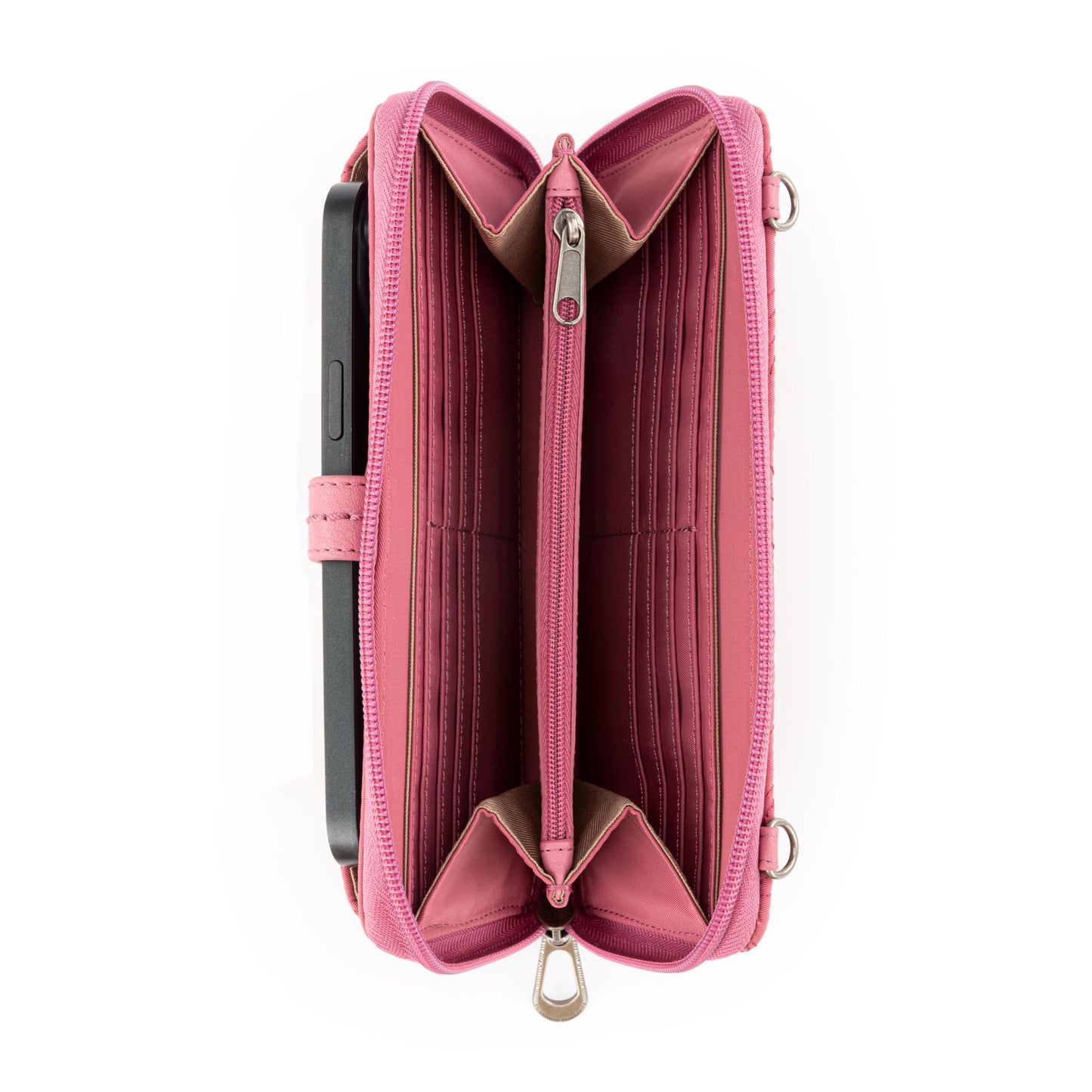 Sakroots Large Smartphone Crossbody EcoTwill - |Mulberry Spirit Desert Quilted|