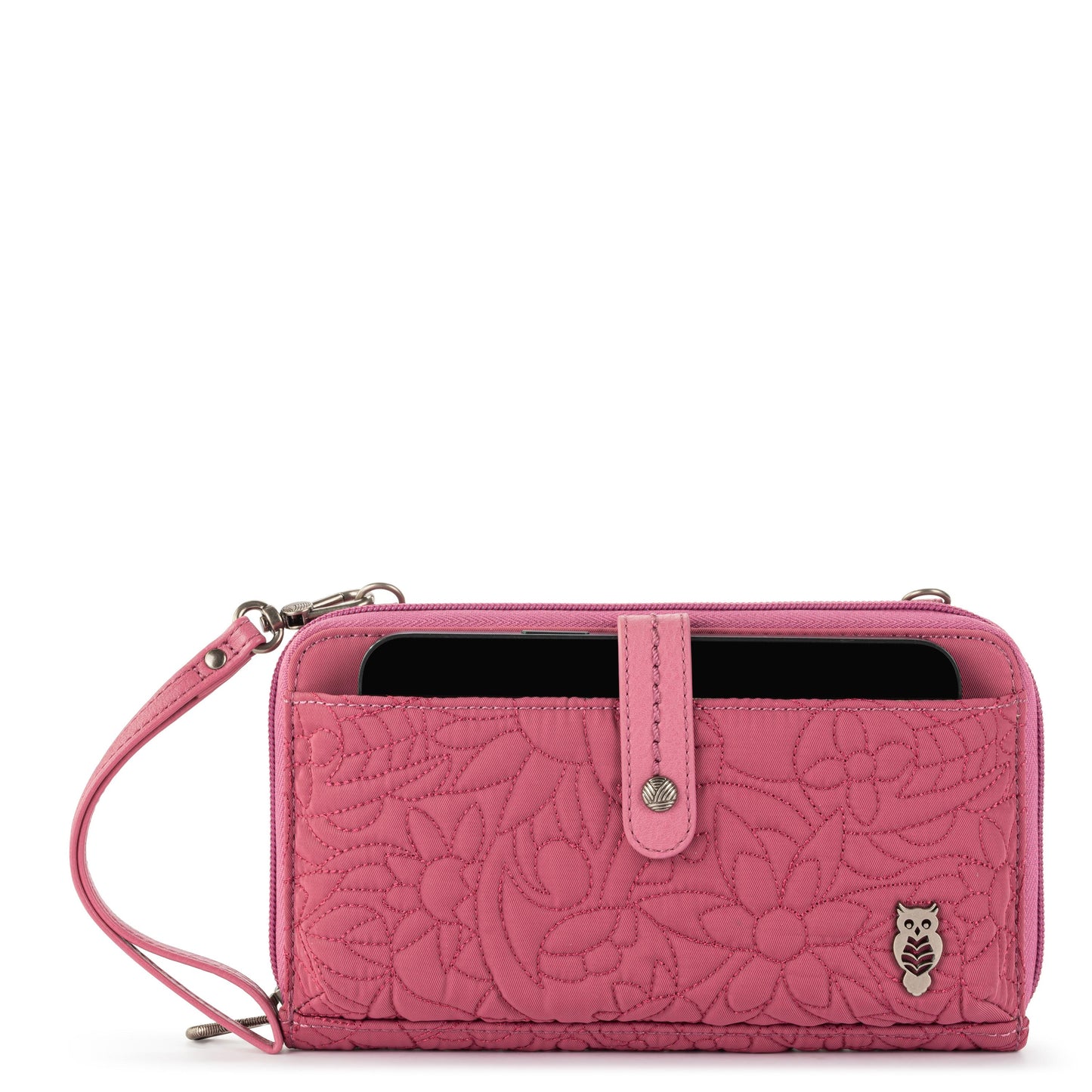 Sakroots Large Smartphone Crossbody EcoTwill - |Mulberry Spirit Desert Quilted|