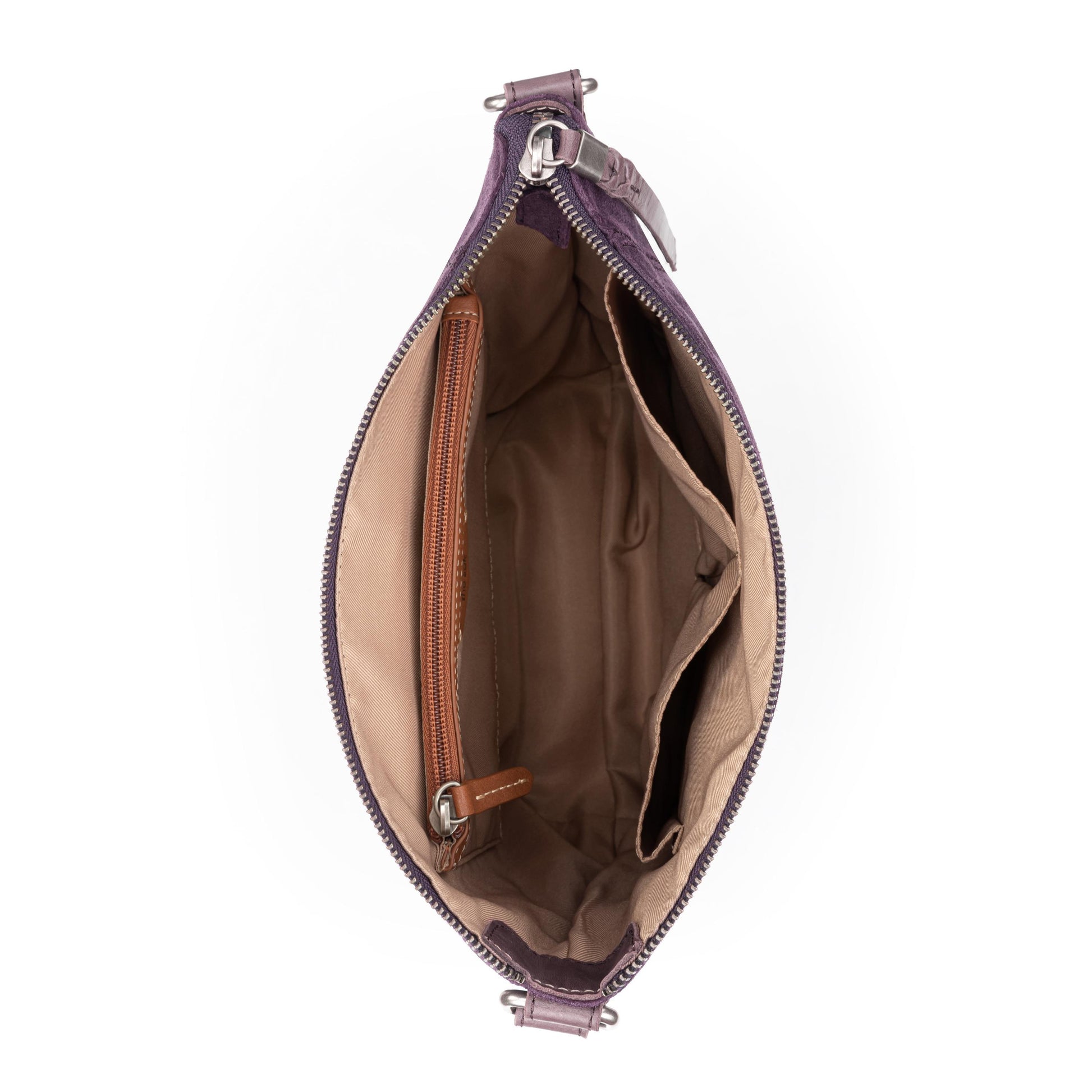 The Sak Ashland Crossbody Leather - |Aubergine Suede|