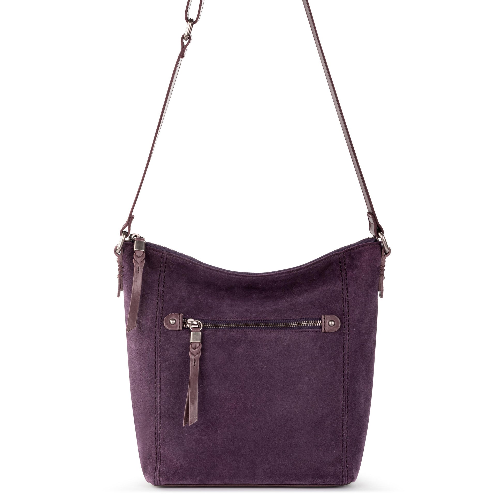 The Sak Ashland Crossbody Leather - |Aubergine Suede|