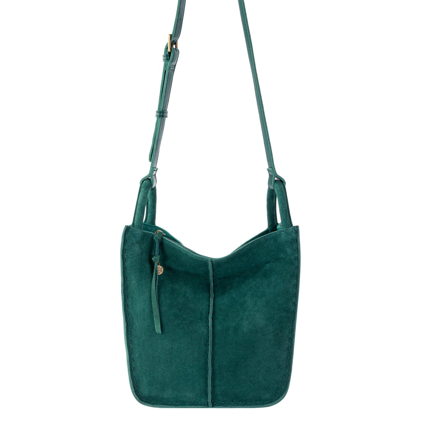 The Sak Los Feliz Slouchy Crossbody Leather - |Pine Suede|