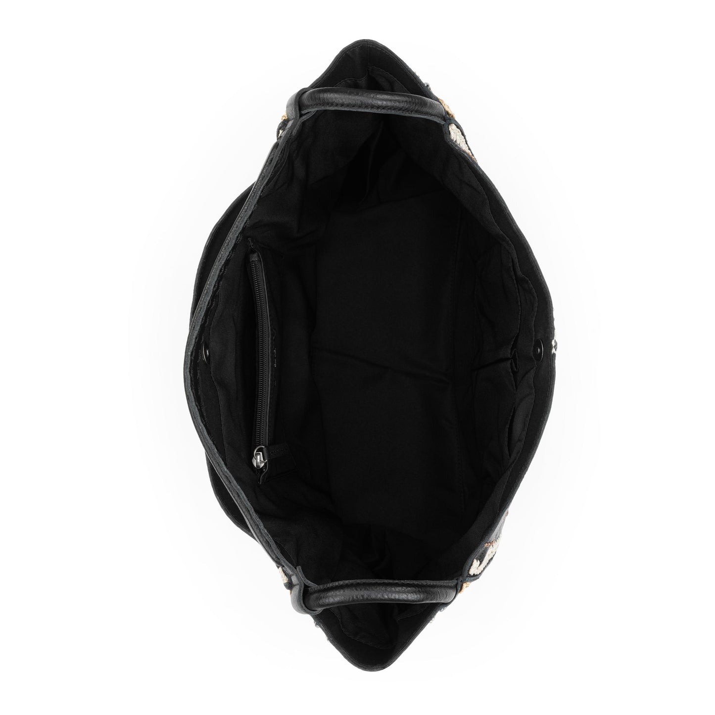 The Sak Los Feliz Slouchy Large Tote Leather - |Black Neutral Seminyak|