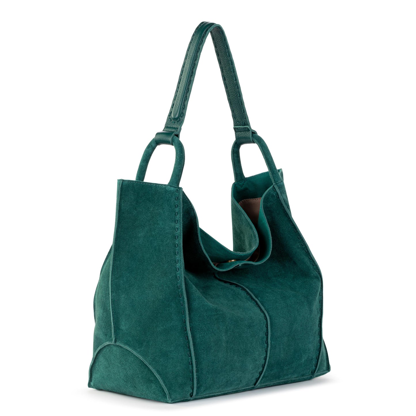 The Sak Los Feliz Slouchy Large Tote Leather - |Pine Suede|