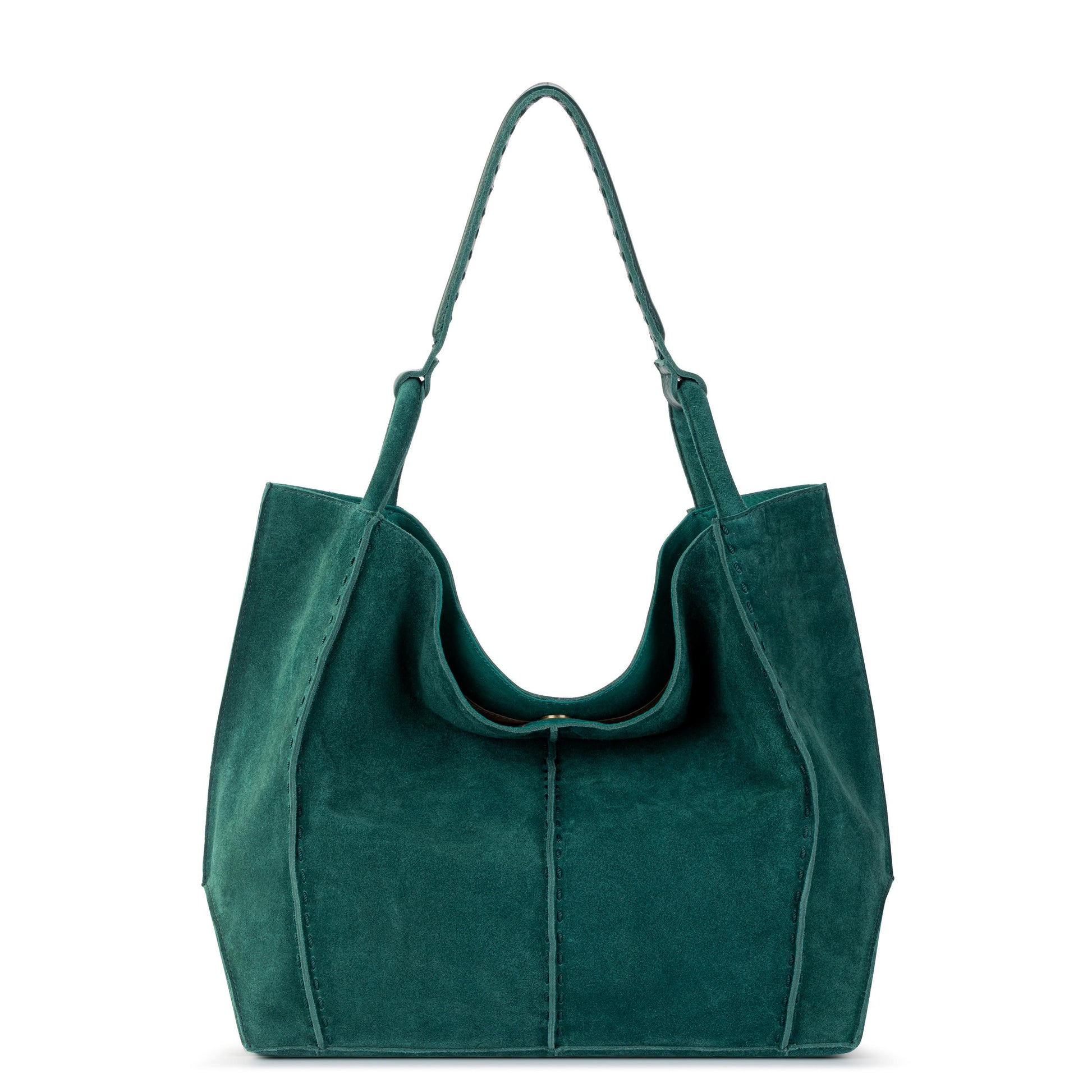 The Sak Los Feliz Slouchy Large Tote Leather - |Pine Suede|
