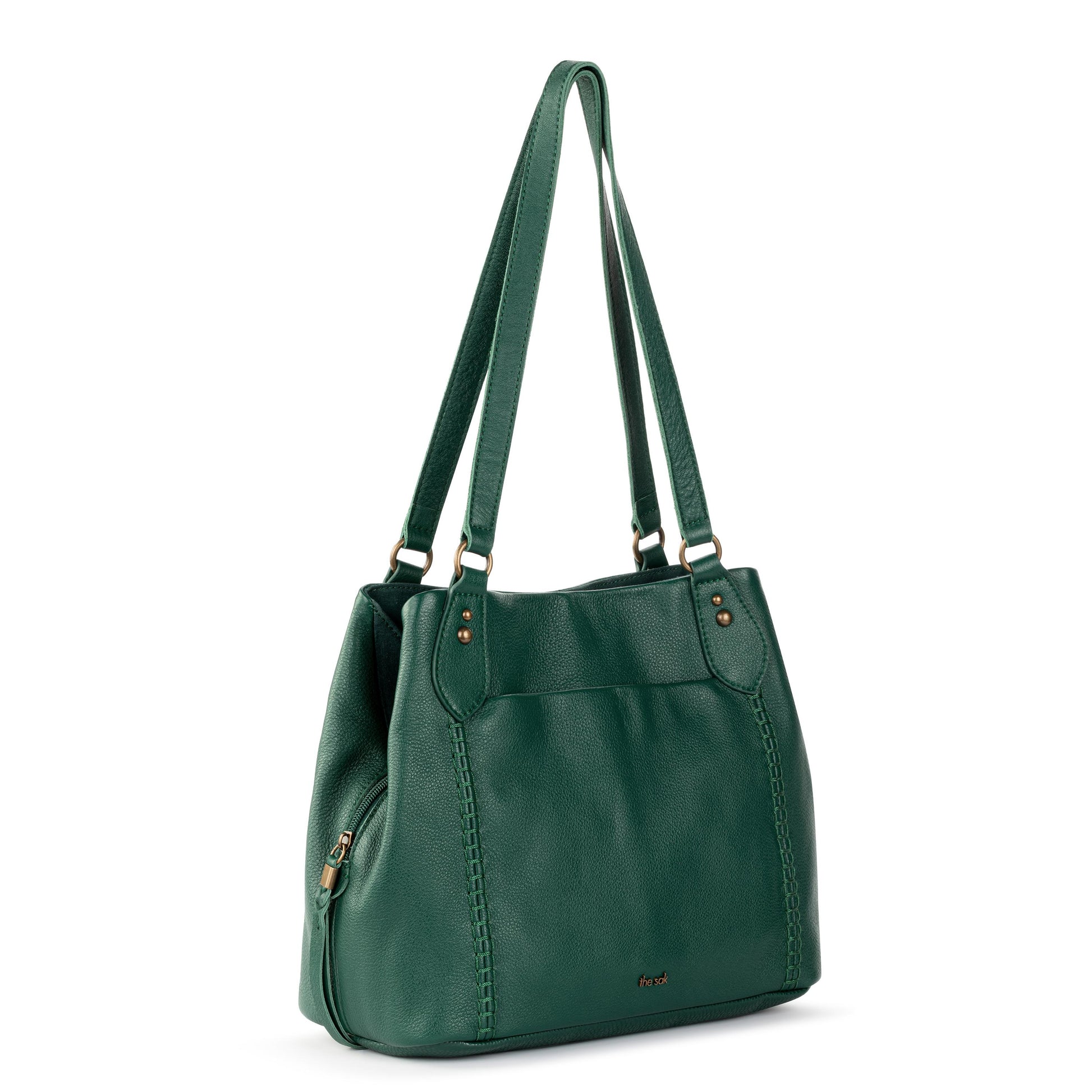 The Sak Melrose Satchel Leather - |Pine|