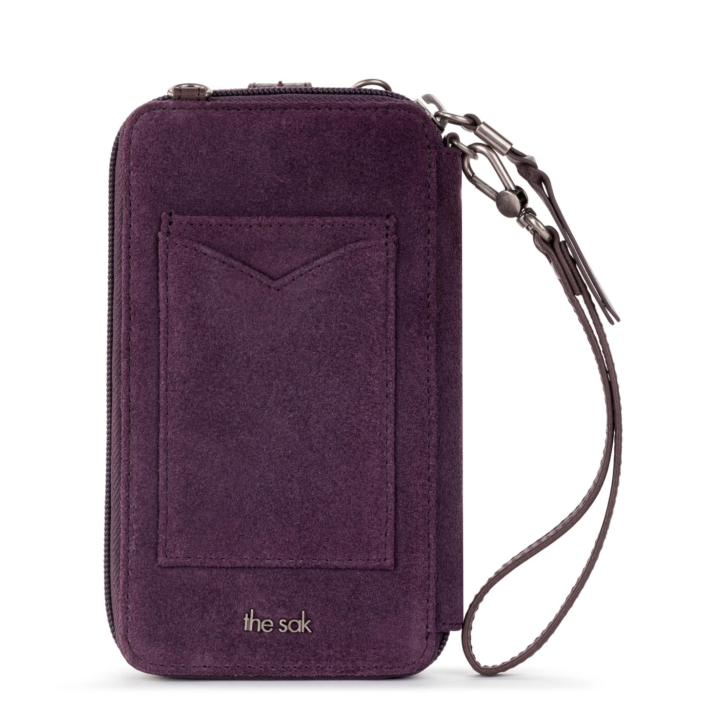 The Sak Silverlake Smartphone Crossbody Leather - |Aubergine Suede|