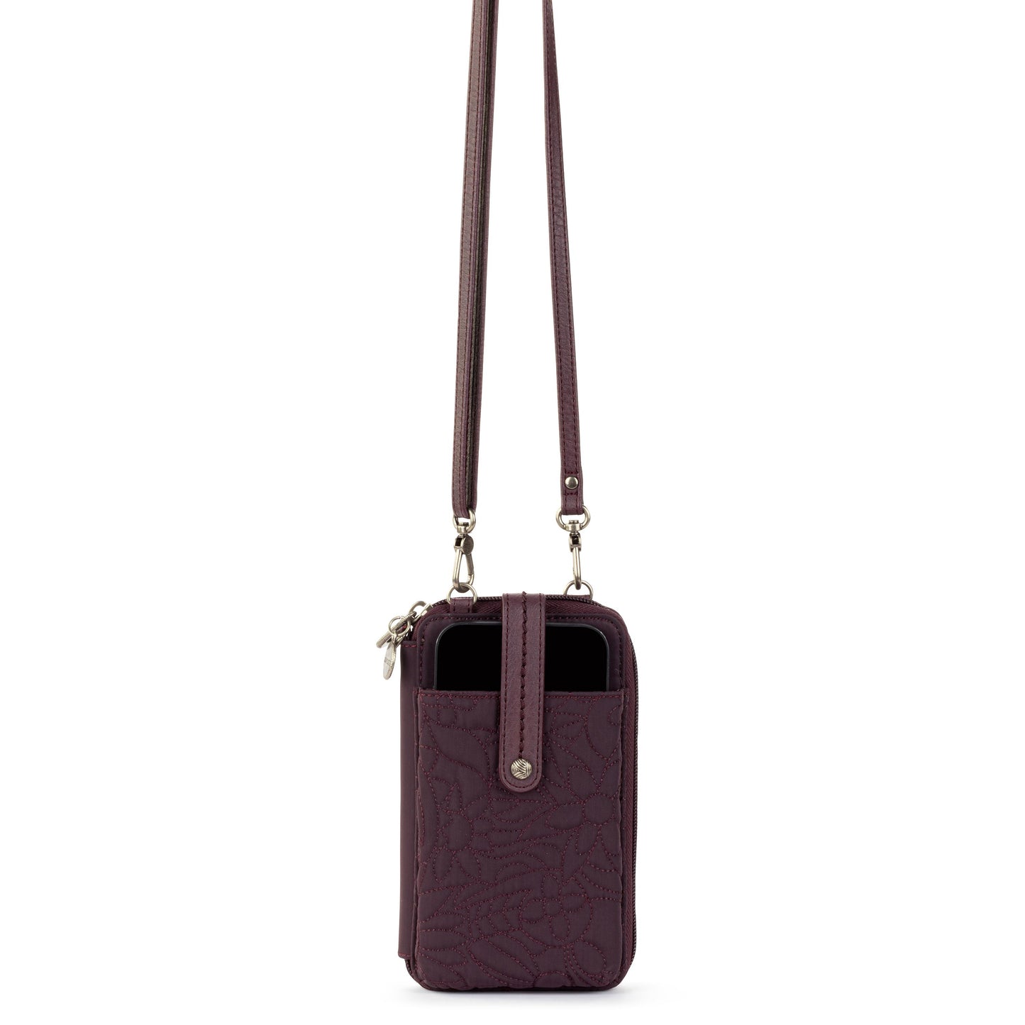Sakroots Salinas Smartphone Crossbody EcoTwill - |Aubergine Spirit Desert Quilted|