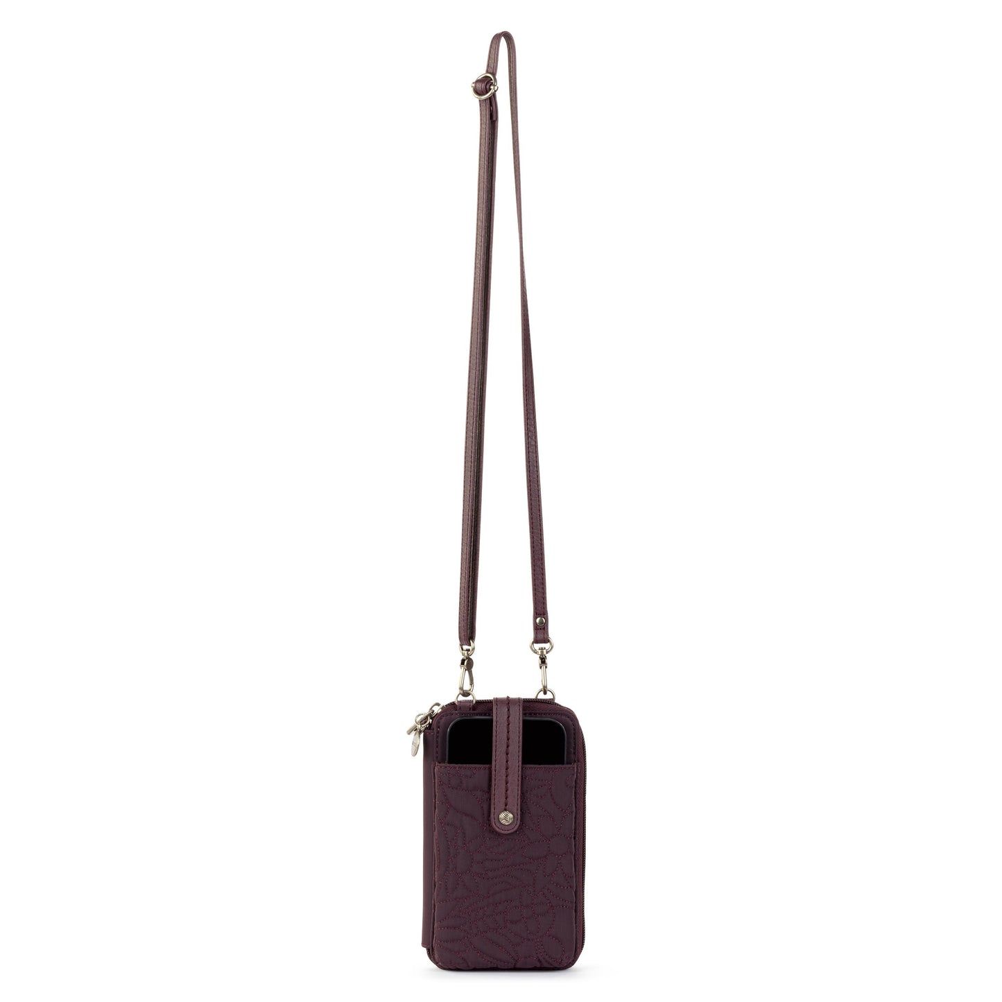 Sakroots Salinas Smartphone Crossbody EcoTwill - |Aubergine Spirit Desert Quilted|