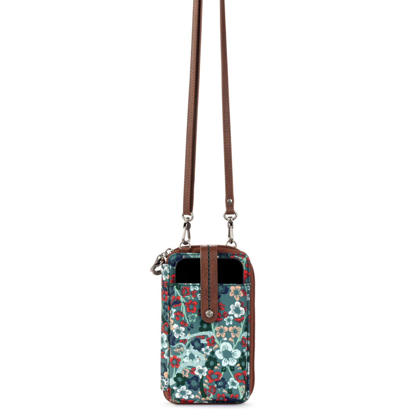 Sakroots Salinas Smartphone Crossbody EcoTwill - |Emerald Mojave Garden|