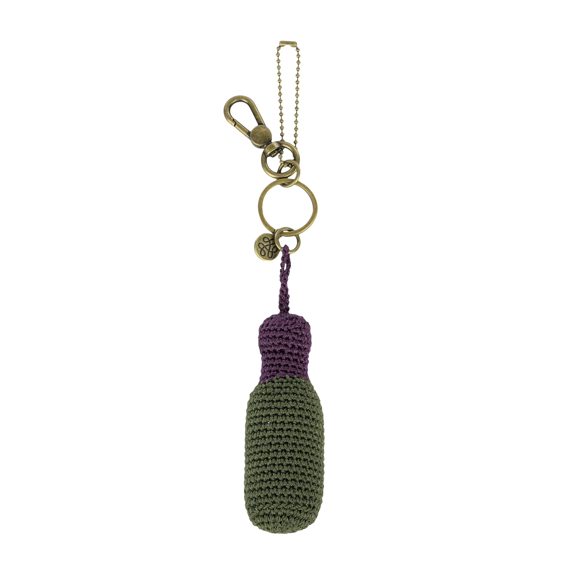 The Sak Yarnicharmz Food Dangle Crochet - |Wine Bottle|