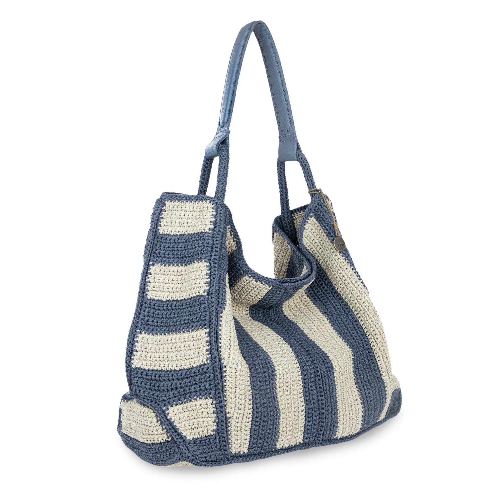 The Sak Los Feliz Slouchy Large Tote Crochet - |Maritime Stripe|